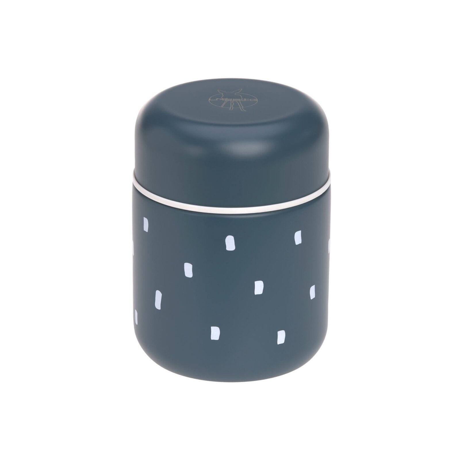 Lässig - Thermobehälter 350 ml - Happy Prints, Dunkelblau (A)