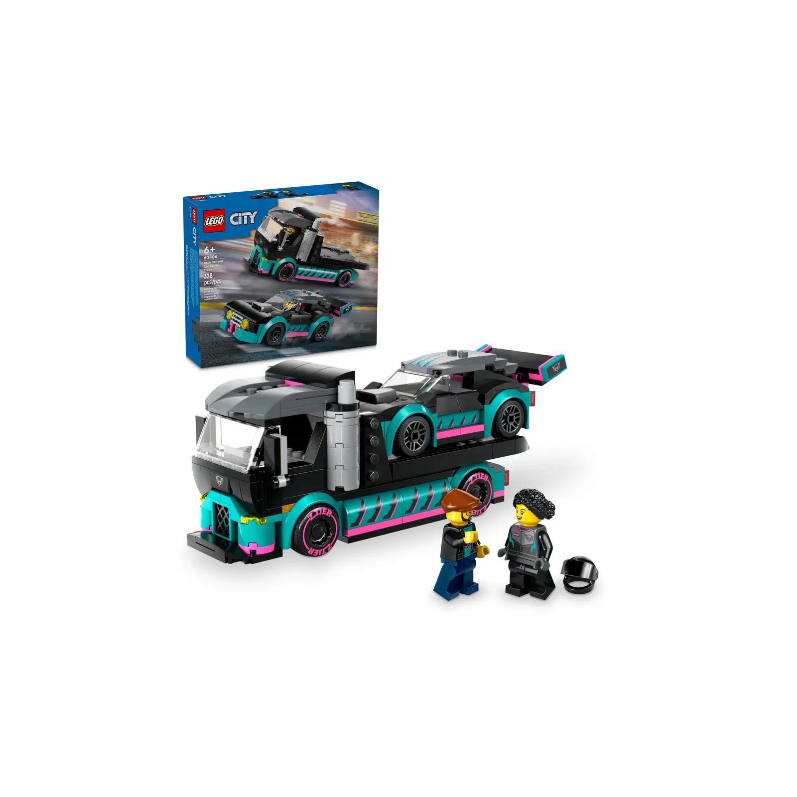 LEGO - City - 60406 Autotransporter mit Rennwagen