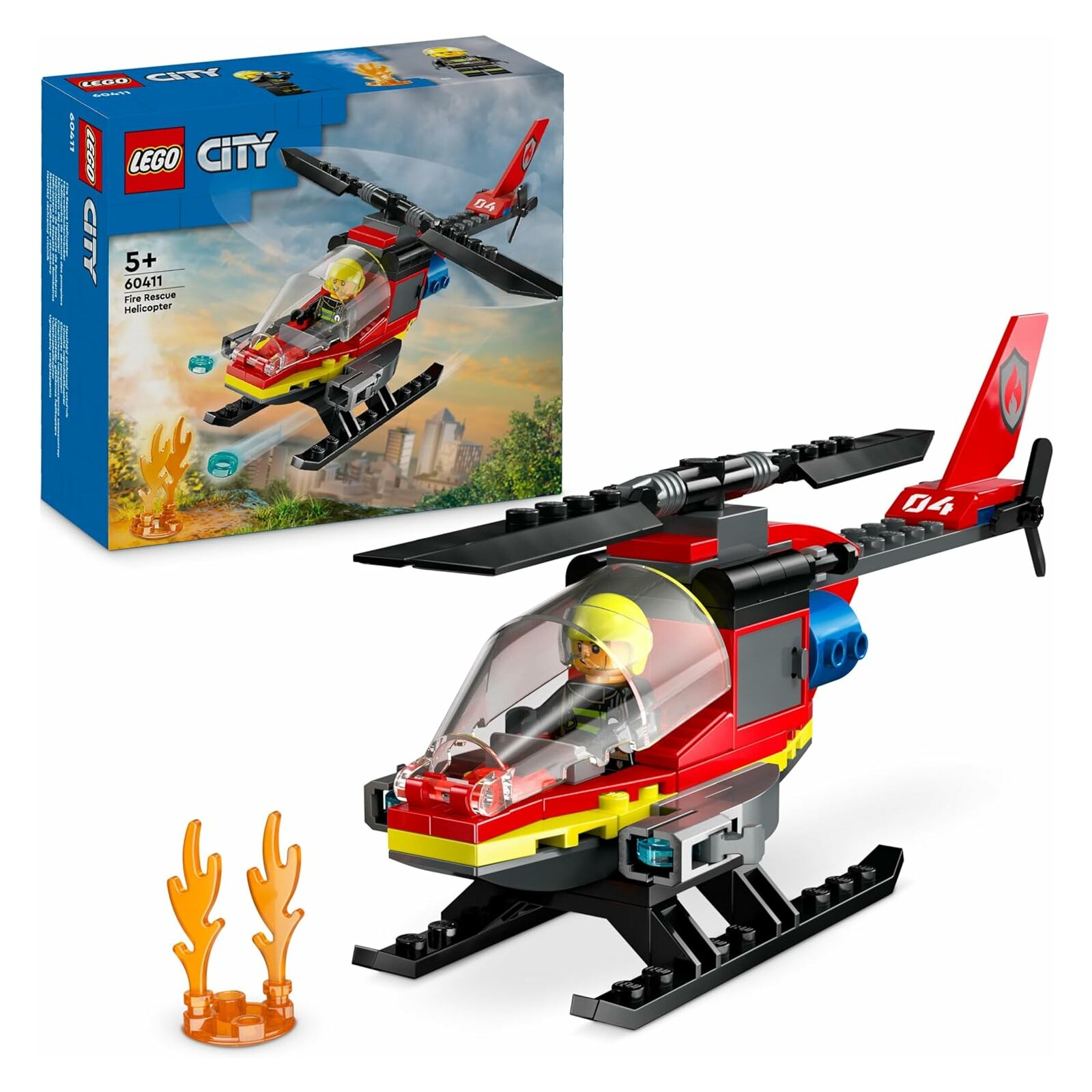 LEGO - City - 60411 Feuerwehrhubschrauber