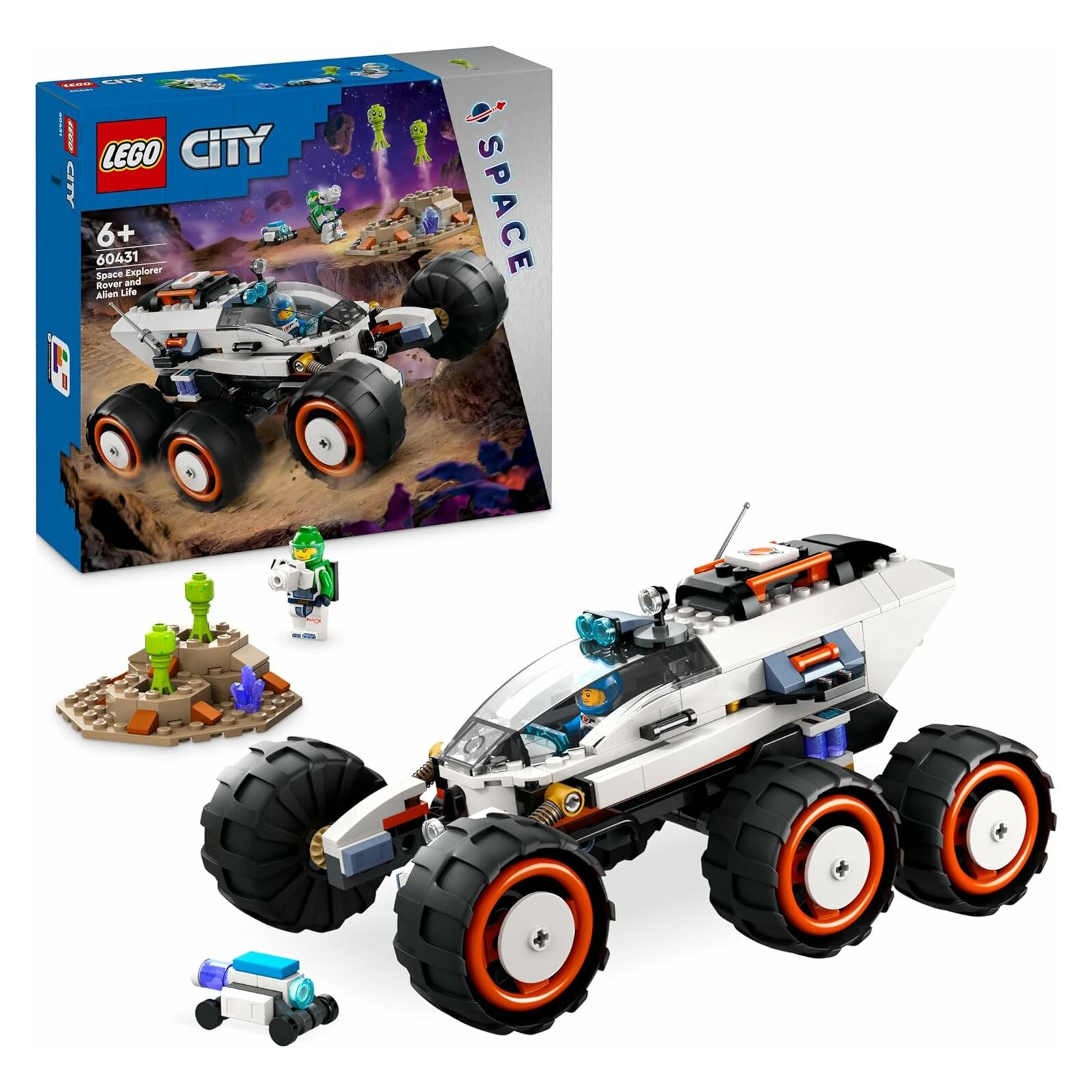 LEGO - City - 60431 Weltraum-Rover mit Außerirdischen
