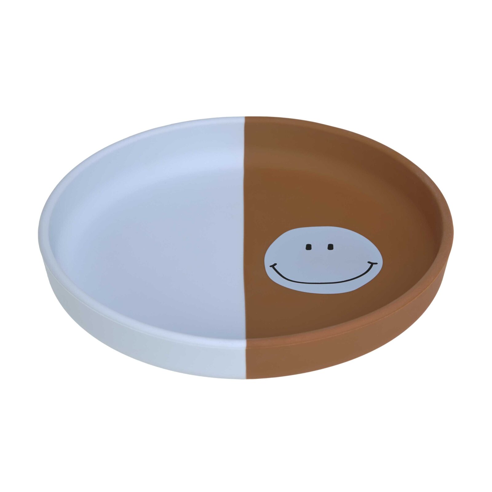 Lässig - Kinderteller Silikon - Happy Rascals, Smile (A)