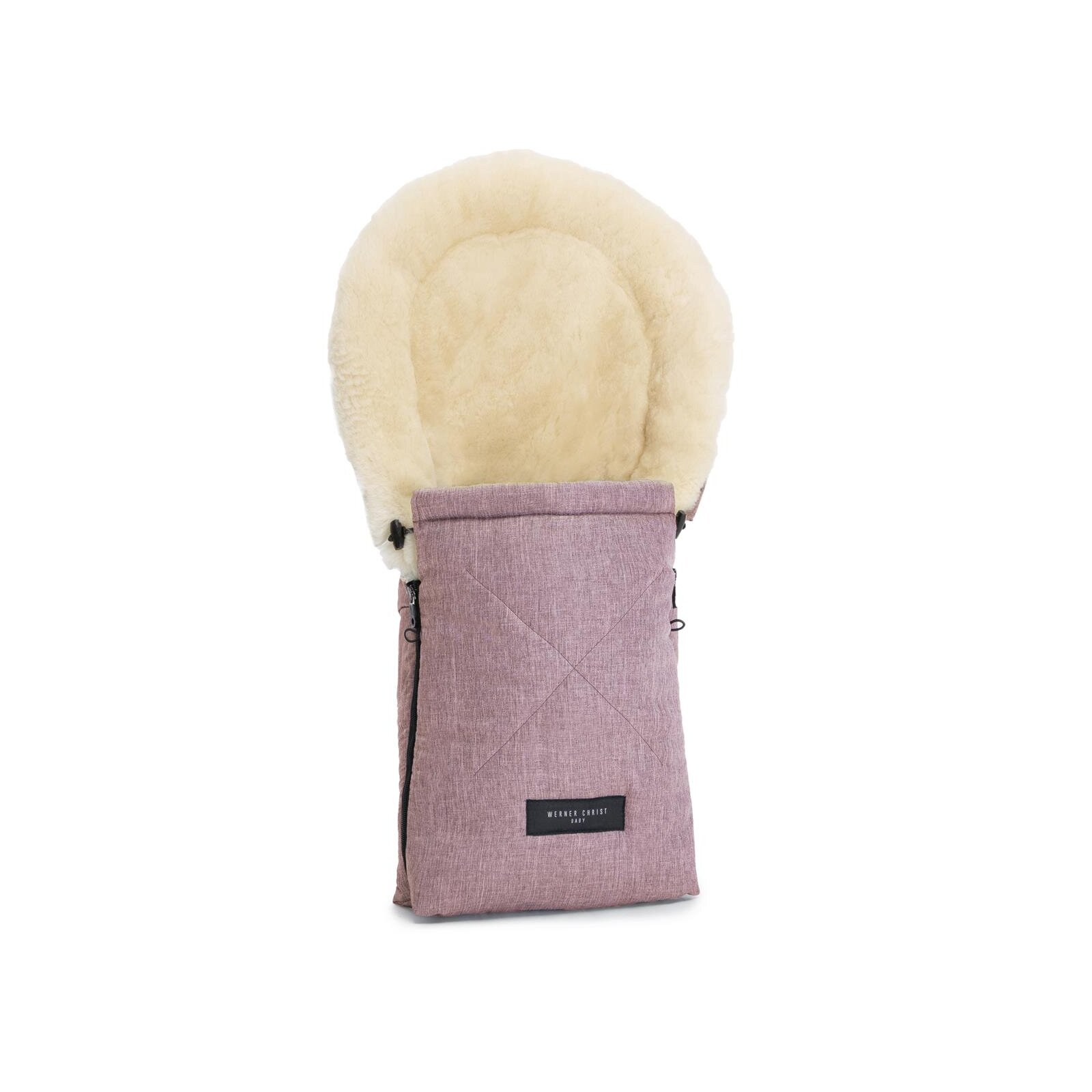Werner Christ Baby - Oslo Fußsack Babyschale rosé