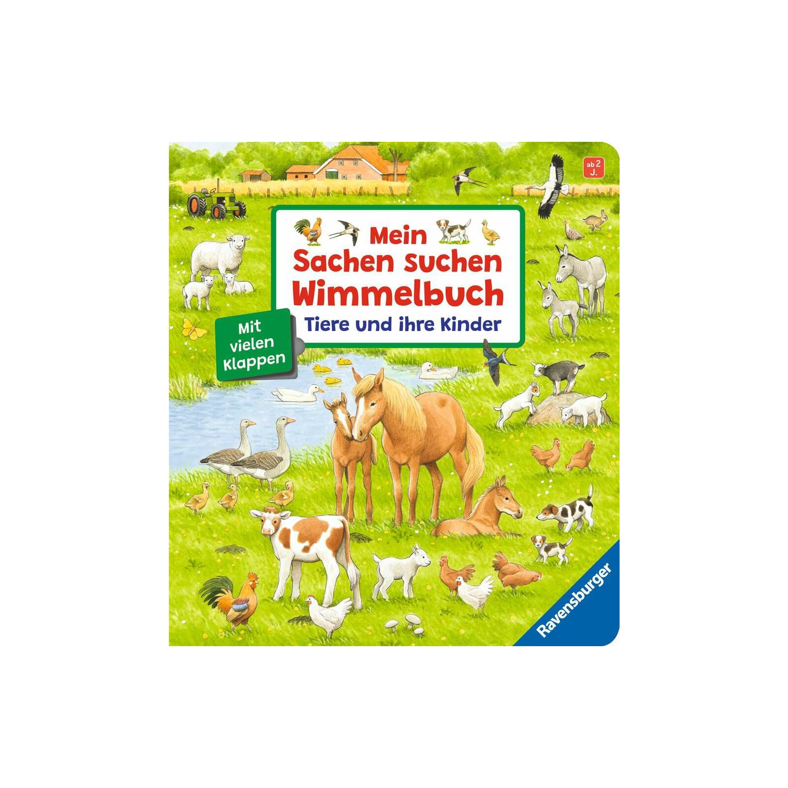 Ravensburger - Mein Sachen suchen Wimmelbuch: Tiere und ihre Kinder