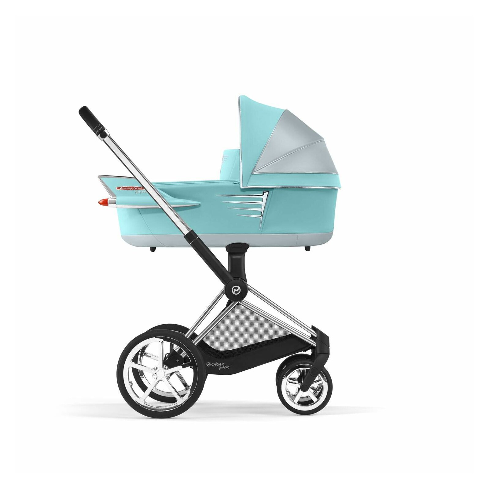 CYBEX - Platinum PRIAM 4.0 inkl. Hardparts mit Seatpack und Lux Carry Cot CAR (by Jeremy Scott)