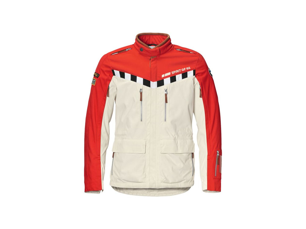 BMW GS Adrar Motorradjacke Herren (rot/off-white) Farbe: Weiß|Rot Größe: 48