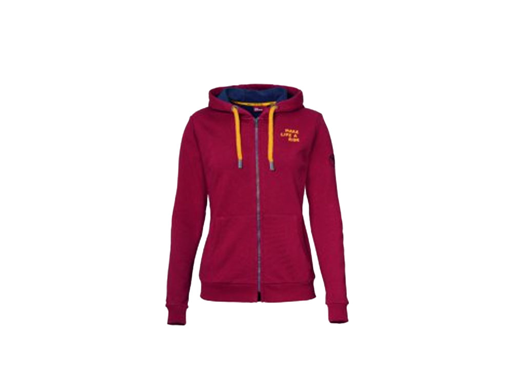 BMW Make Life a Ride Zip-Hoodie Damen (rot) Farbe: Rot Größe: XXL