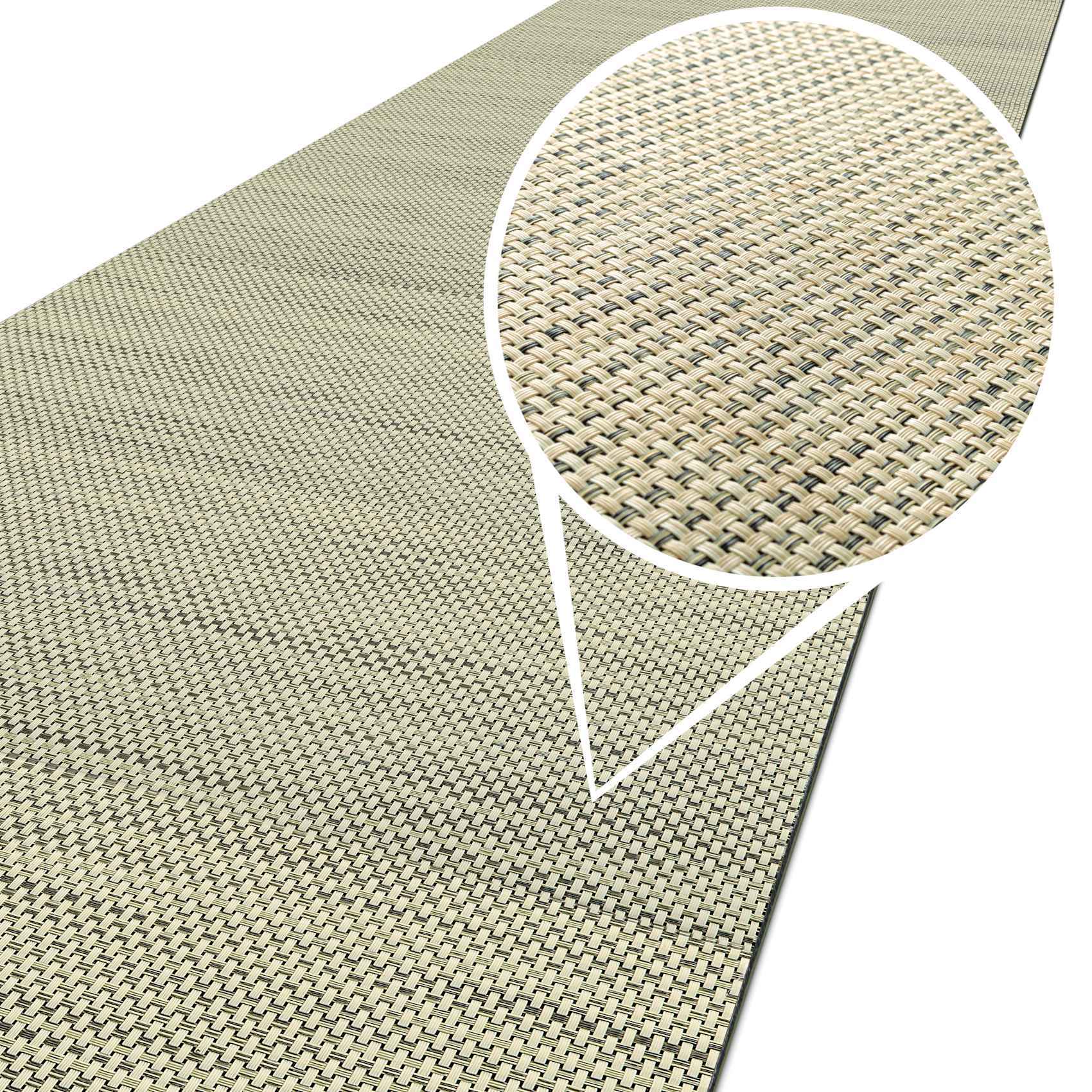 Outdoorteppich Teppichläufer Küchenläufer Rattan Tatami | 50/ 67/ 100 cm Breit Dune 50cm 100cm