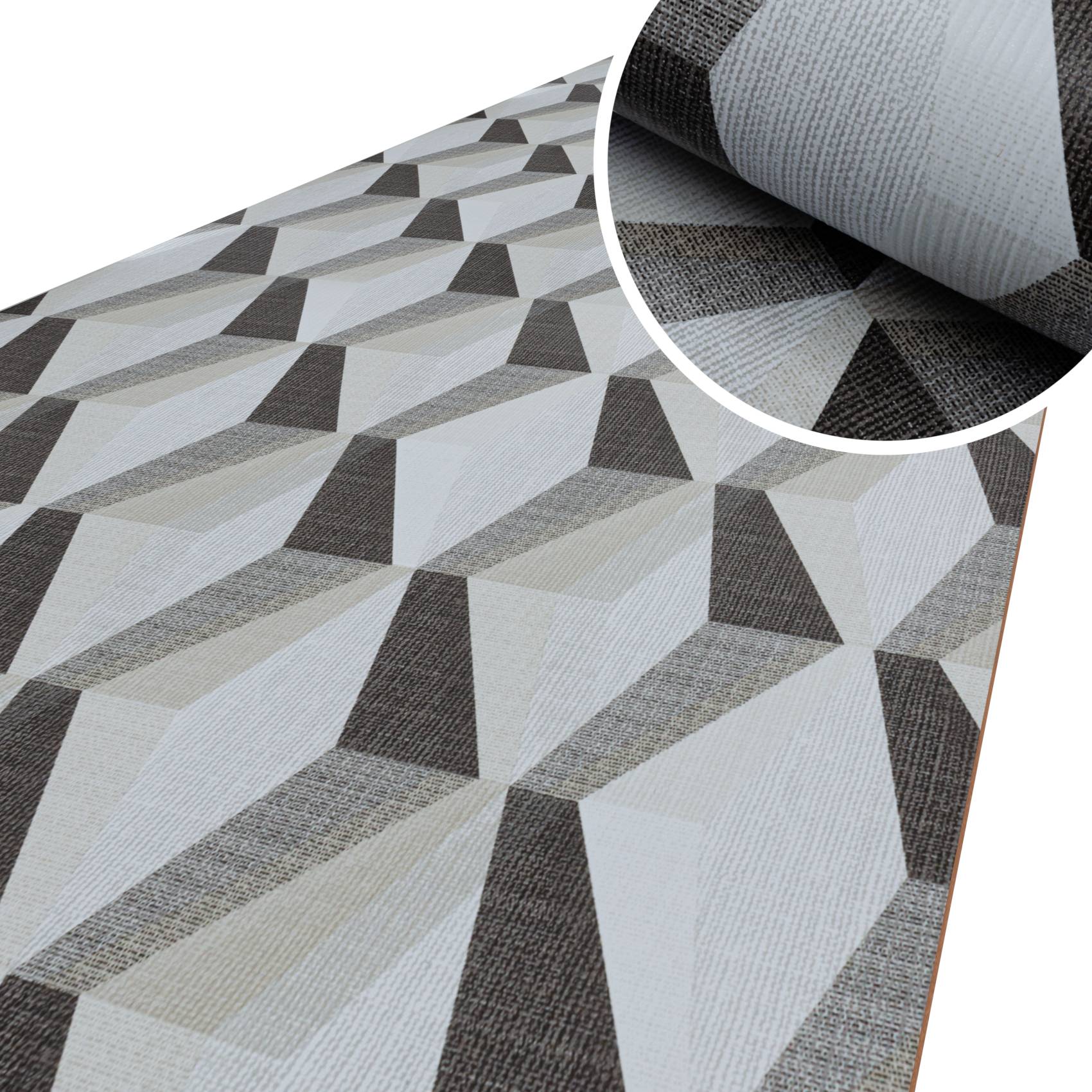 Küchenläufer Flurteppich Küchenteppich Motivdruck Illusion 3D Flur Teppich Läufer rutschfest abwaschbar 120x52cm