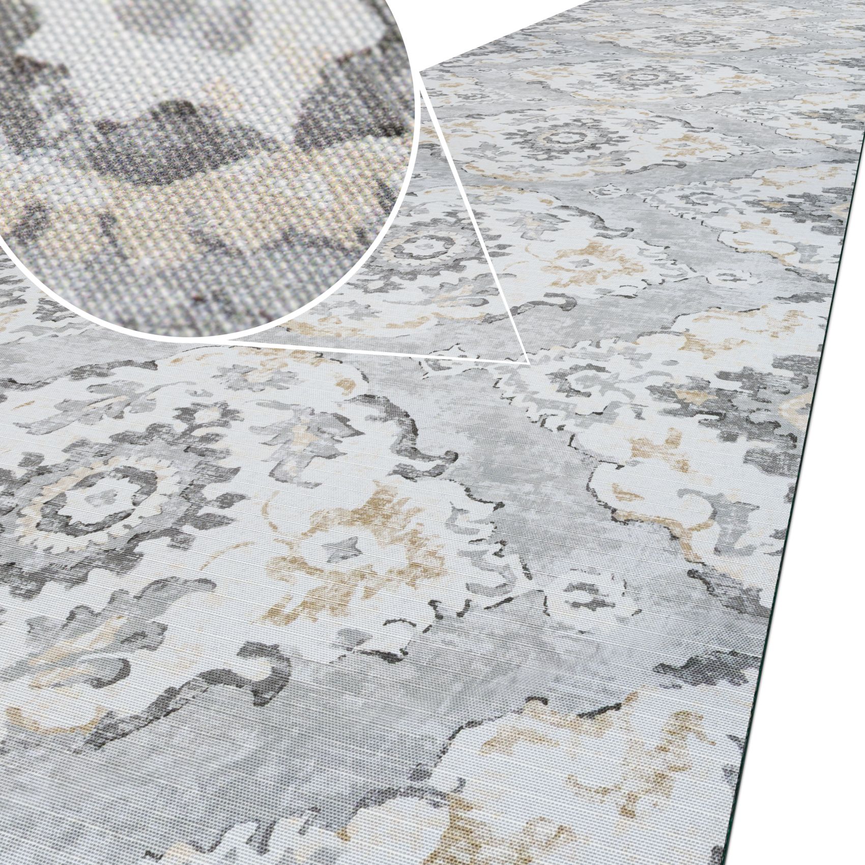 Küchenläufer Küchenteppich Läufer Flur Teppichläufer Sprinty Ofelia Lilla 50cm Breit 100x52cm