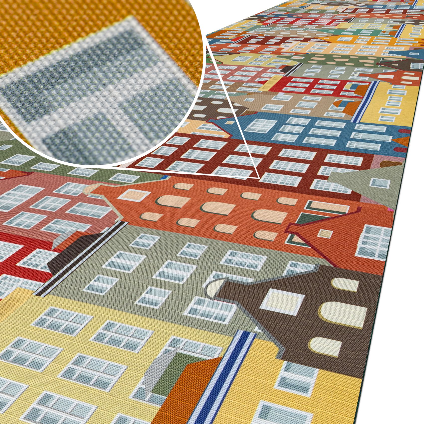 Küchenläufer Küchenteppich Läufer Flur Teppichläufer Sprinty Amsterdam Mehrfarbig 50cm Breit 100x52cm