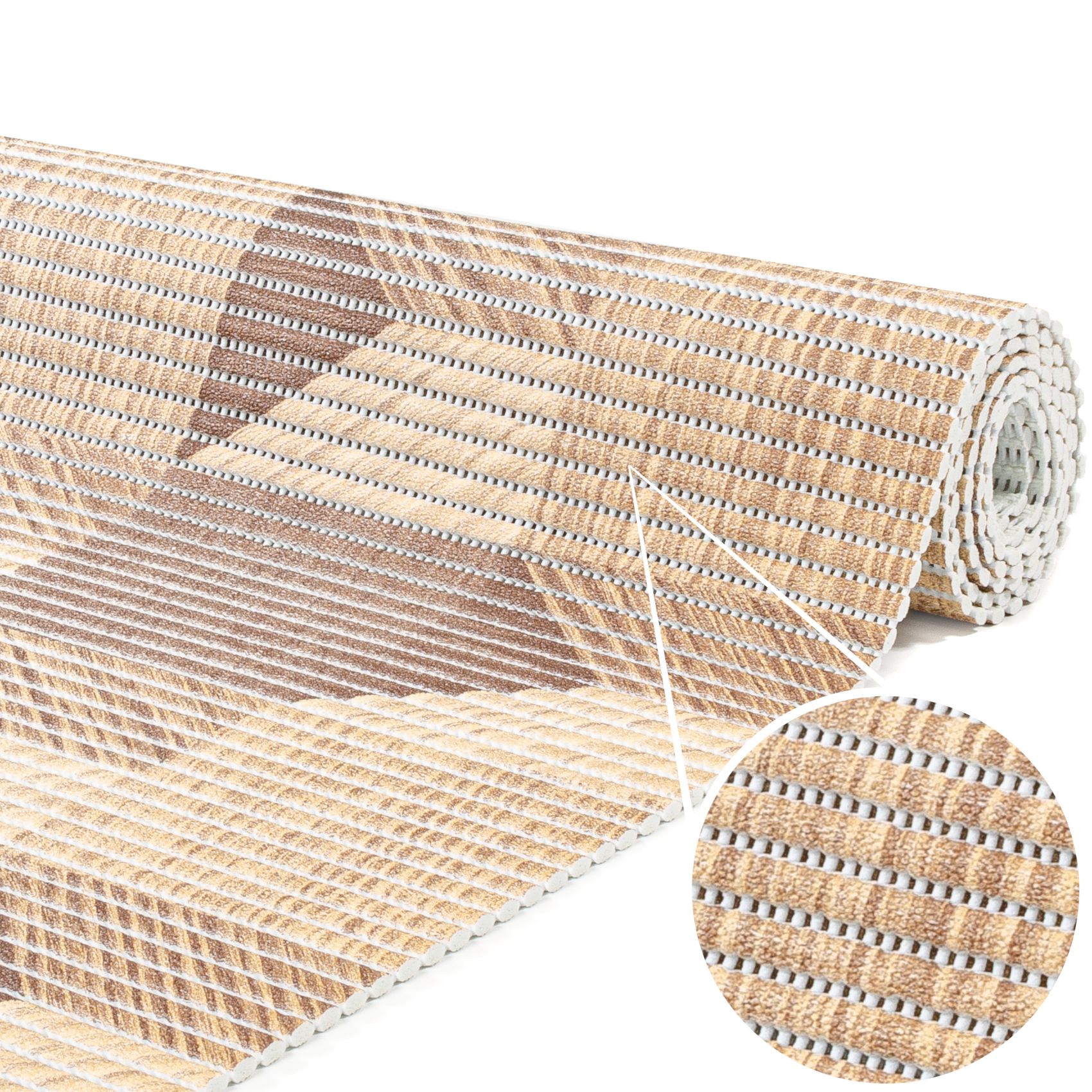 Weichschaummatte Bad Weichschaum Badematte 3D Holzoptik 2 Farben Braun Grau 65cm Breite 3D Holz Braun 100x65cm