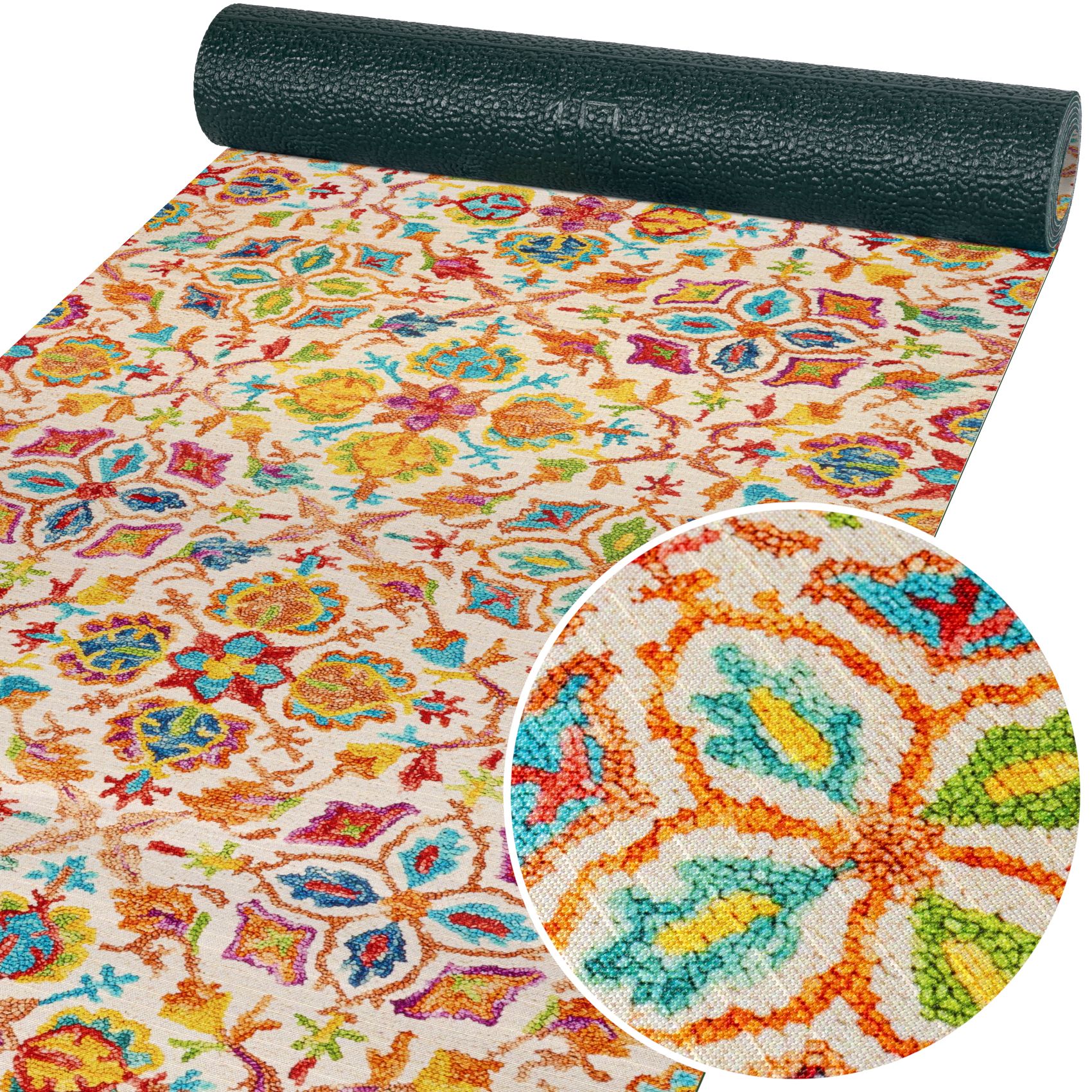 Küchenläufer Küchenteppich Läufer Flur Teppichläufer Sprinty Abbraccio 52cm Breite 100x52cm