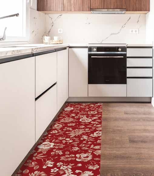 Küchenläufer Teppichläufer Läufer Flur Küchenteppich rutschfest pflegeleicht Velora Breite 52cm 100 x 52 cm