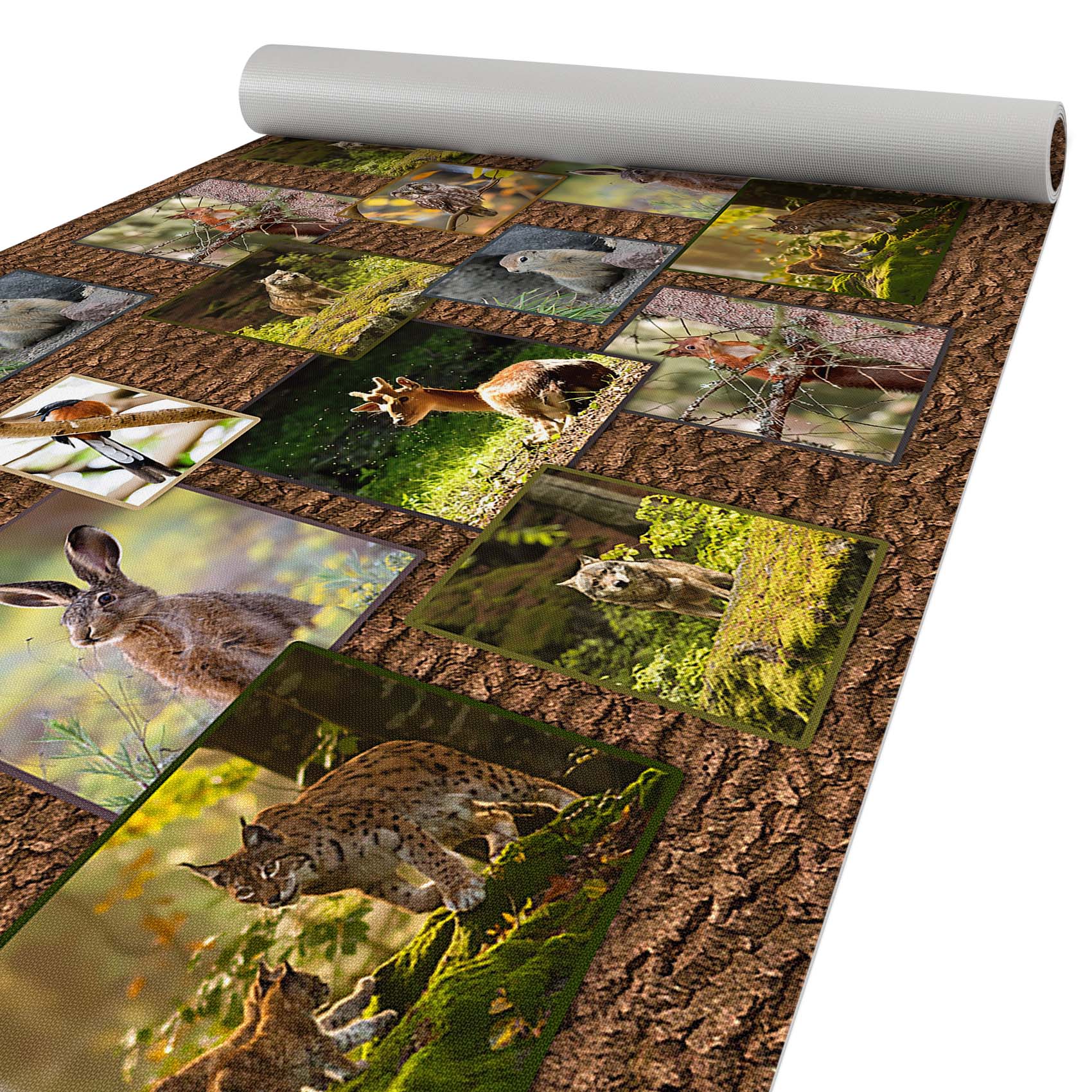 Küchenläufer Küchenteppich Läufer Flur Teppichläufer Jägermotiv Mehrfarbig 80cm Breit 100cm