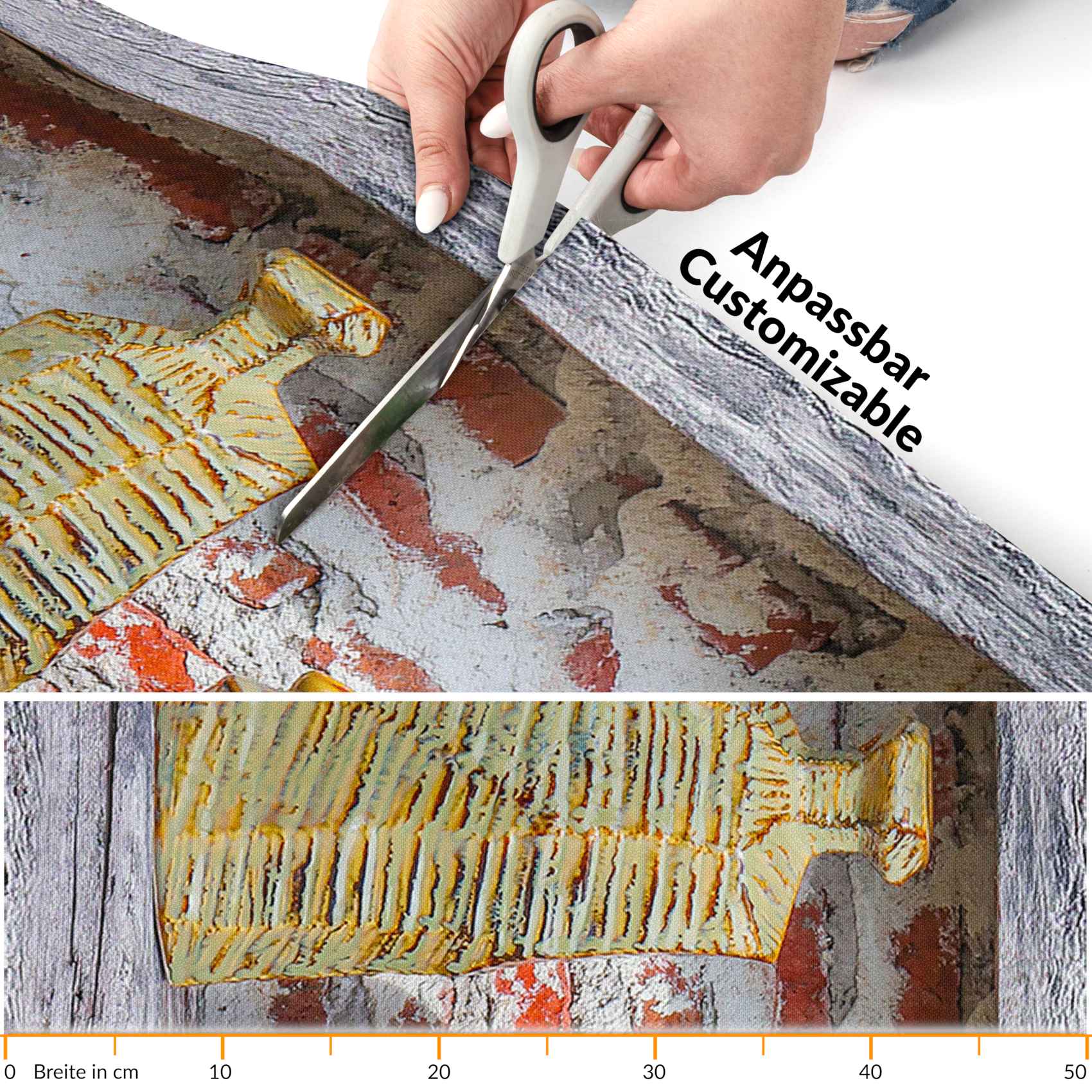 Küchenläufer Küchenteppich Läufer Flur Teppichläufer Rustikal Krug Karaffe Kanne Mehrfarbig 50cm Breit 260x52cm