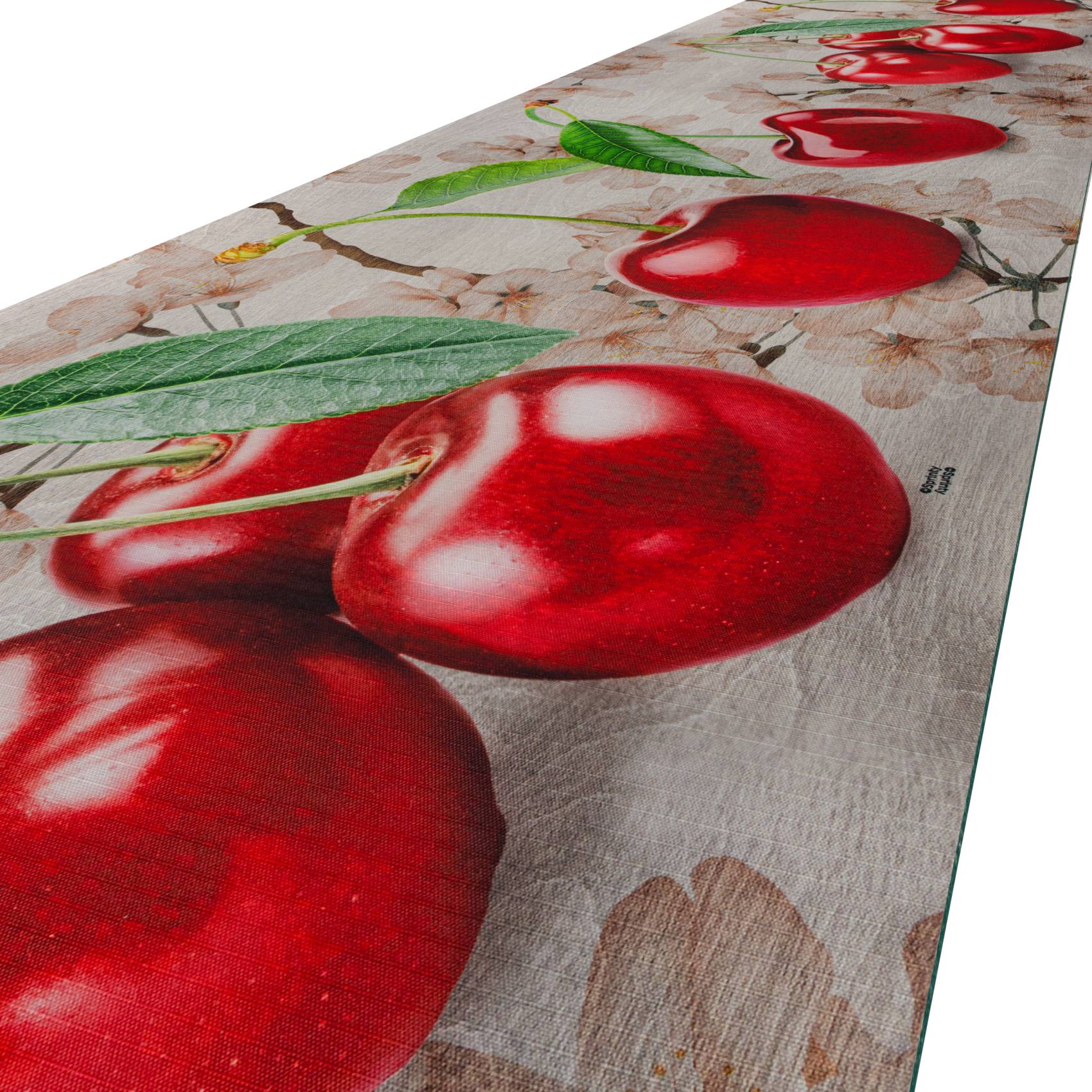 Küchenläufer Küchenteppich Läufer Flur Teppichläufer Sprinty Kirschen 52cm Breite 100x52cm
