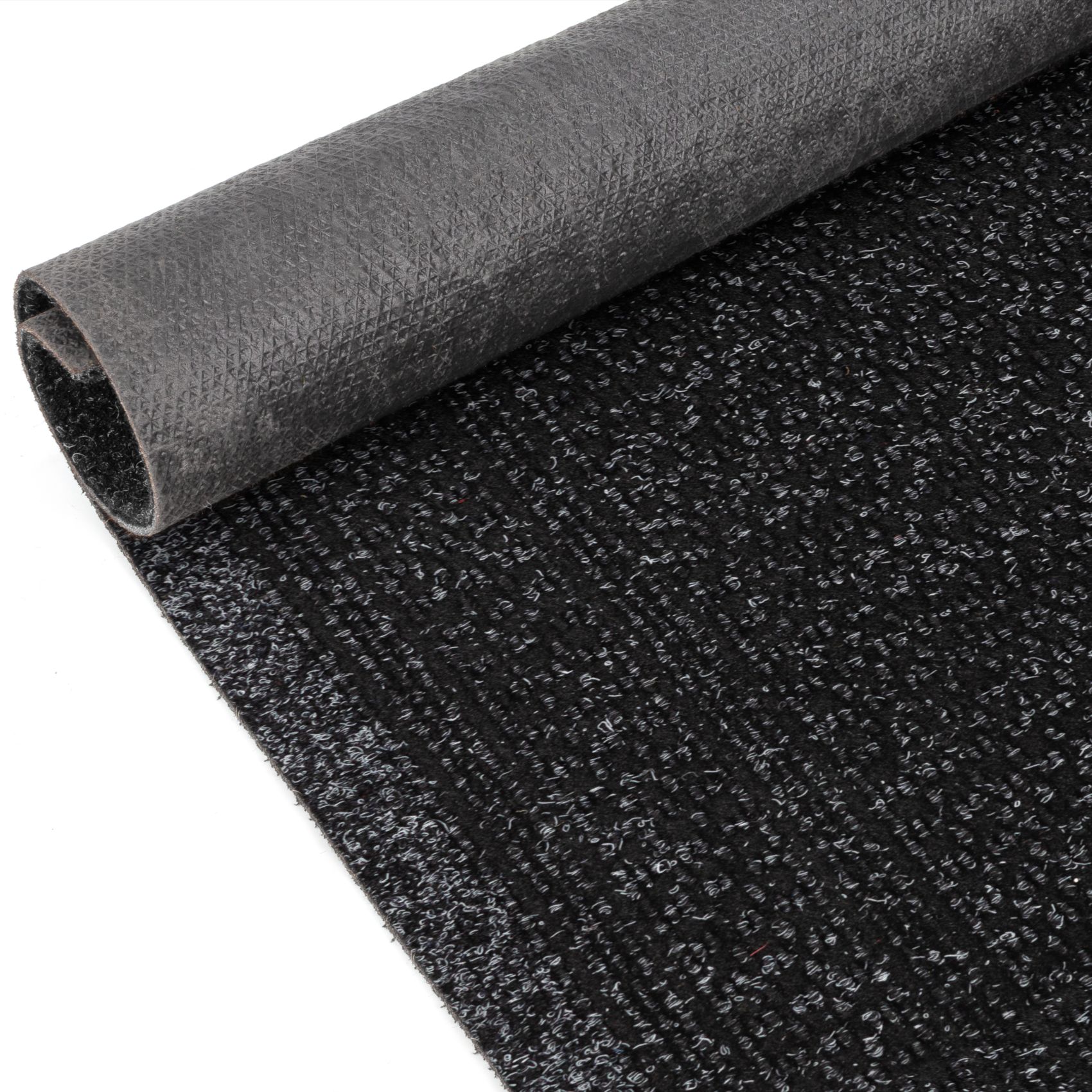 Teppichläufer Sauberlaufmatte Schmutzfangmatte Läufer Flur Meterware Aztek Breite 80cm Schwarz 100x80cm