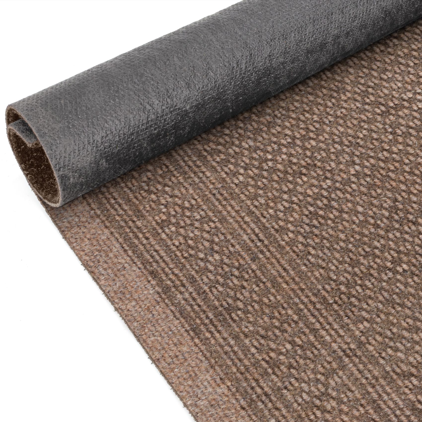 Teppichläufer Sauberlaufmatte Schmutzfangmatte Läufer Flur Meterware Aztek Breite 80cm Dunkelbeige 100x80cm