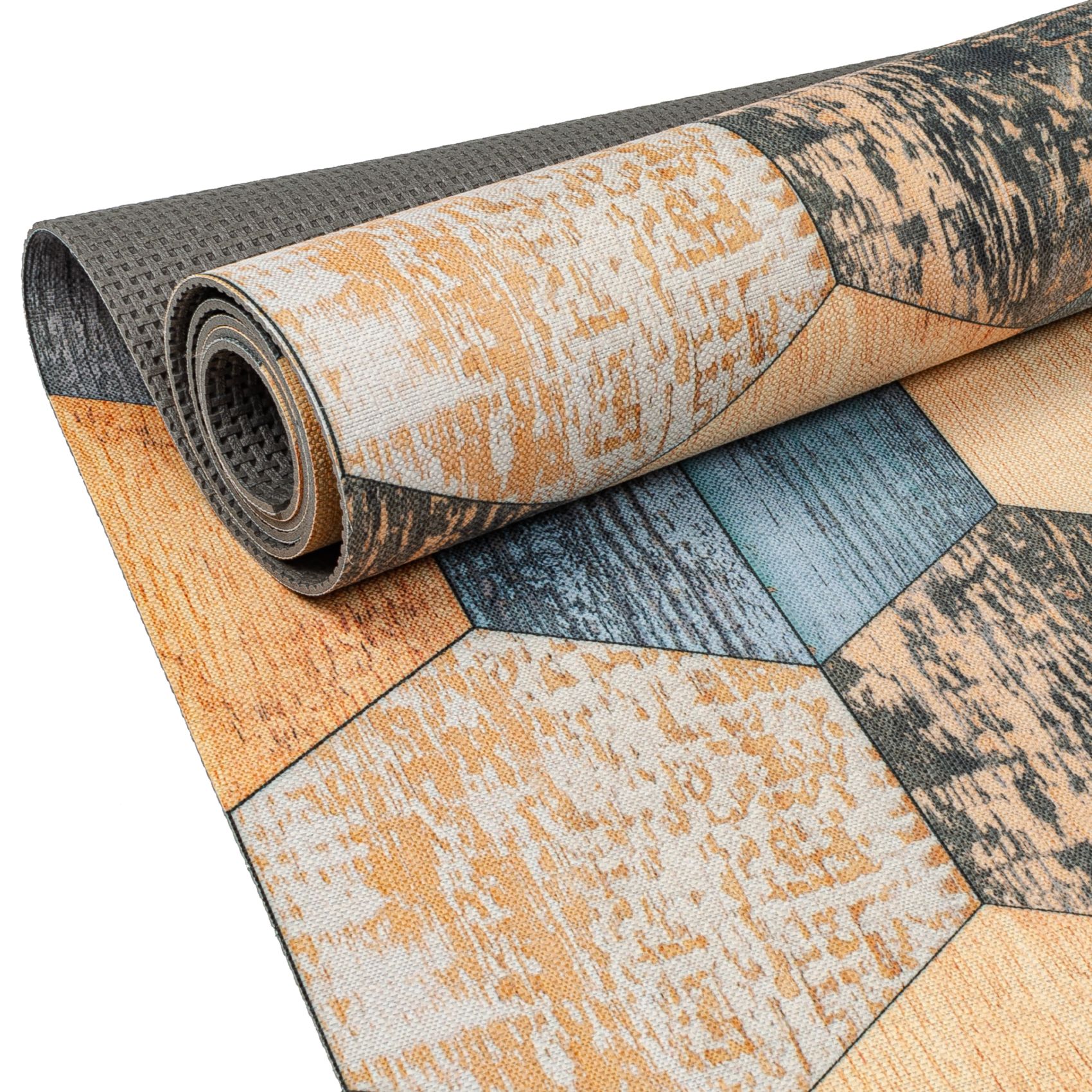 Küchenläufer Teppich Läufer Flurteppich waschbar rutschfest Modern Breite 65cm 100x65cm