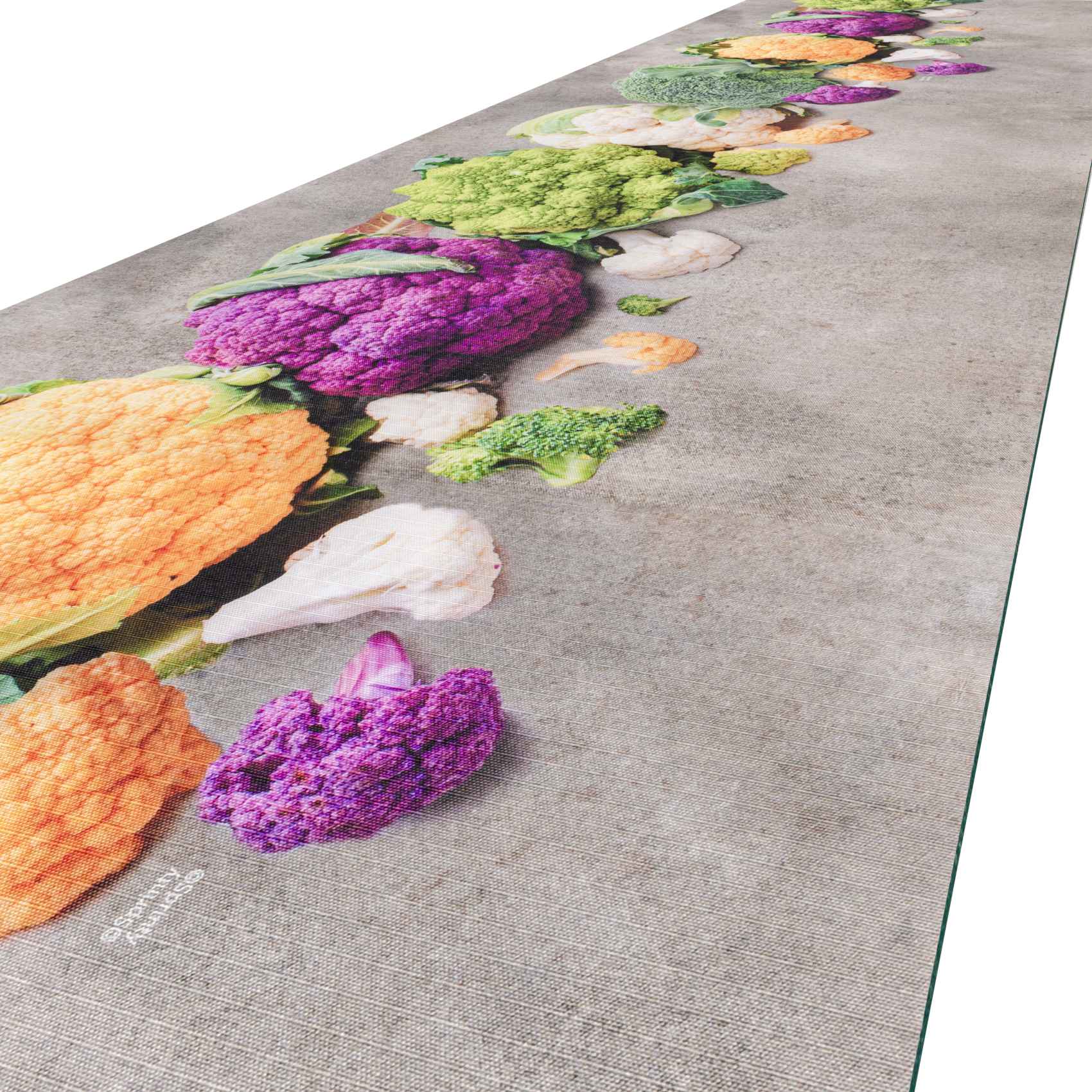 Küchenläufer Küchenteppich Läufer Flur Teppichläufer Sprinty Cavolfiore 52cm Breite 100x52cm