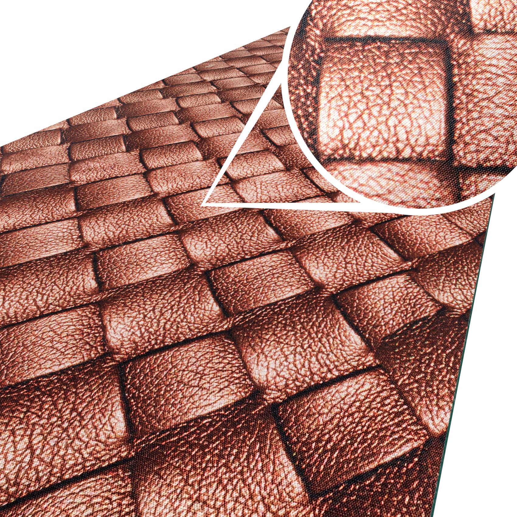 Küchenläufer waschbar Küchenteppich rutschfest Sprinty Leder 52cm Breite 100x52cm