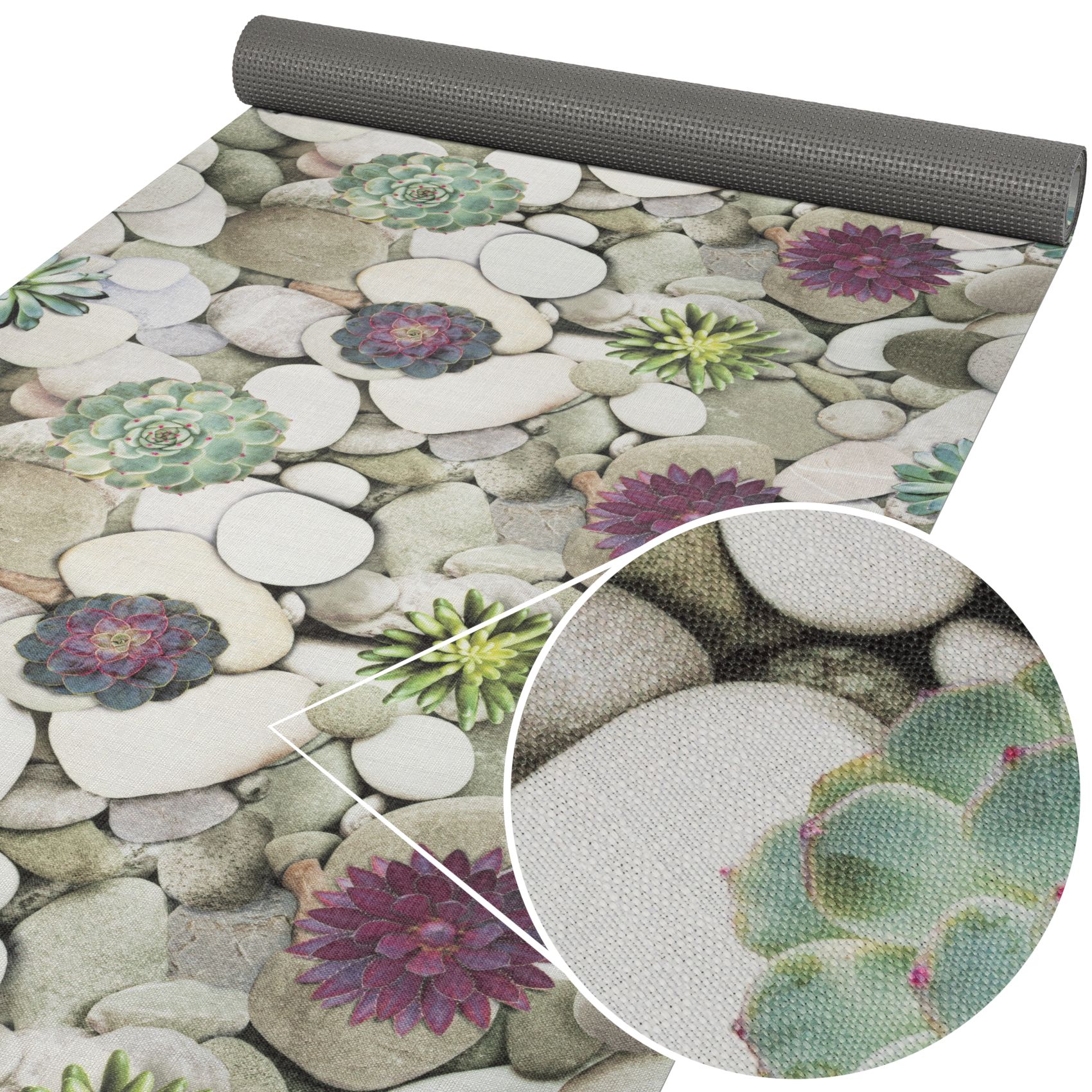 Küchenläufer Teppich Läufer Küchenteppich abwaschbar rutschfest Spa 100x65cm