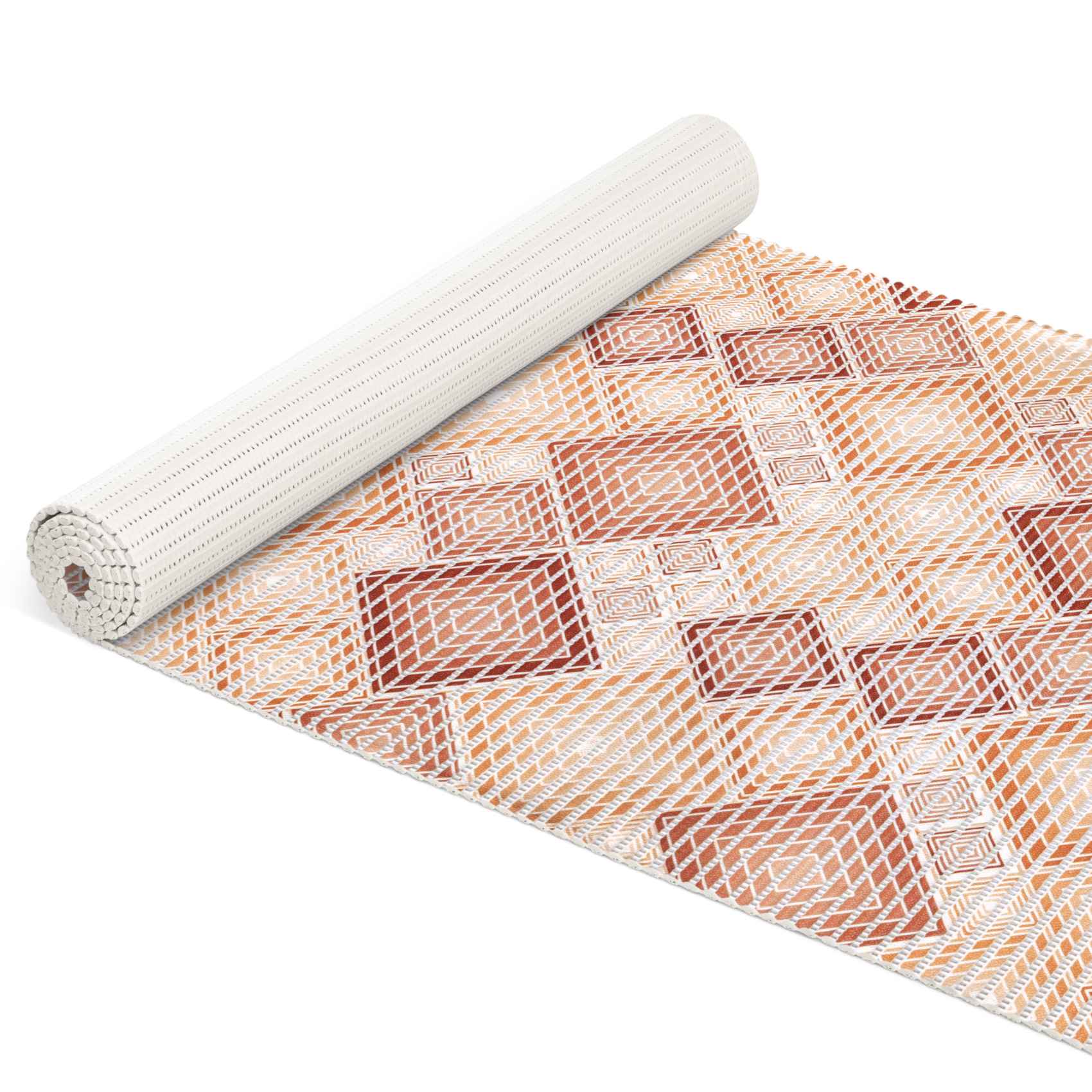 Weichschaummatte Bad Weichschaum Badematte Karo Braun Breite 65cm Meterware 100x65cm