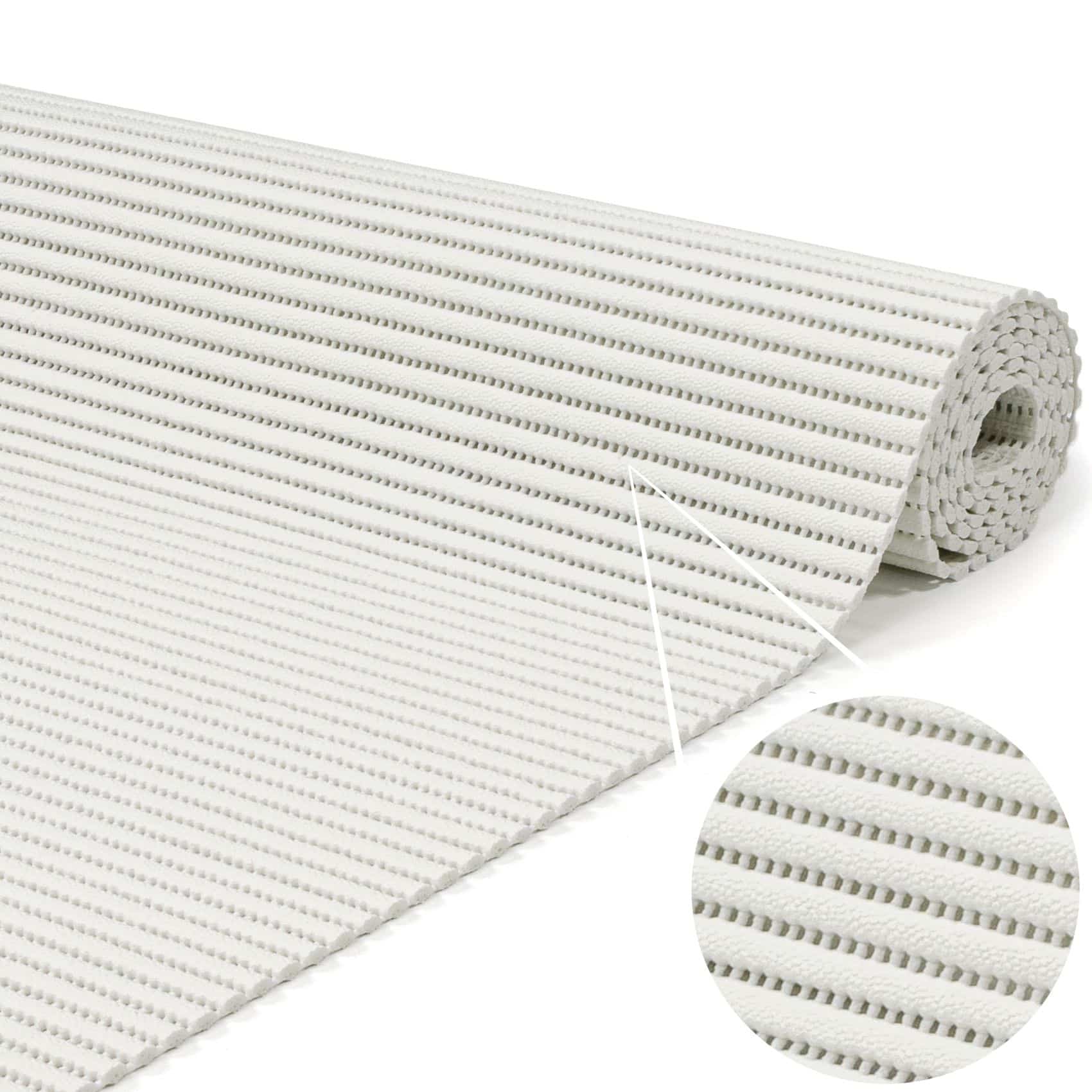 Weichschaummatte Bad Weichschaum Badematte Uni Weiß 65cm Breite Meterware 100x65cm