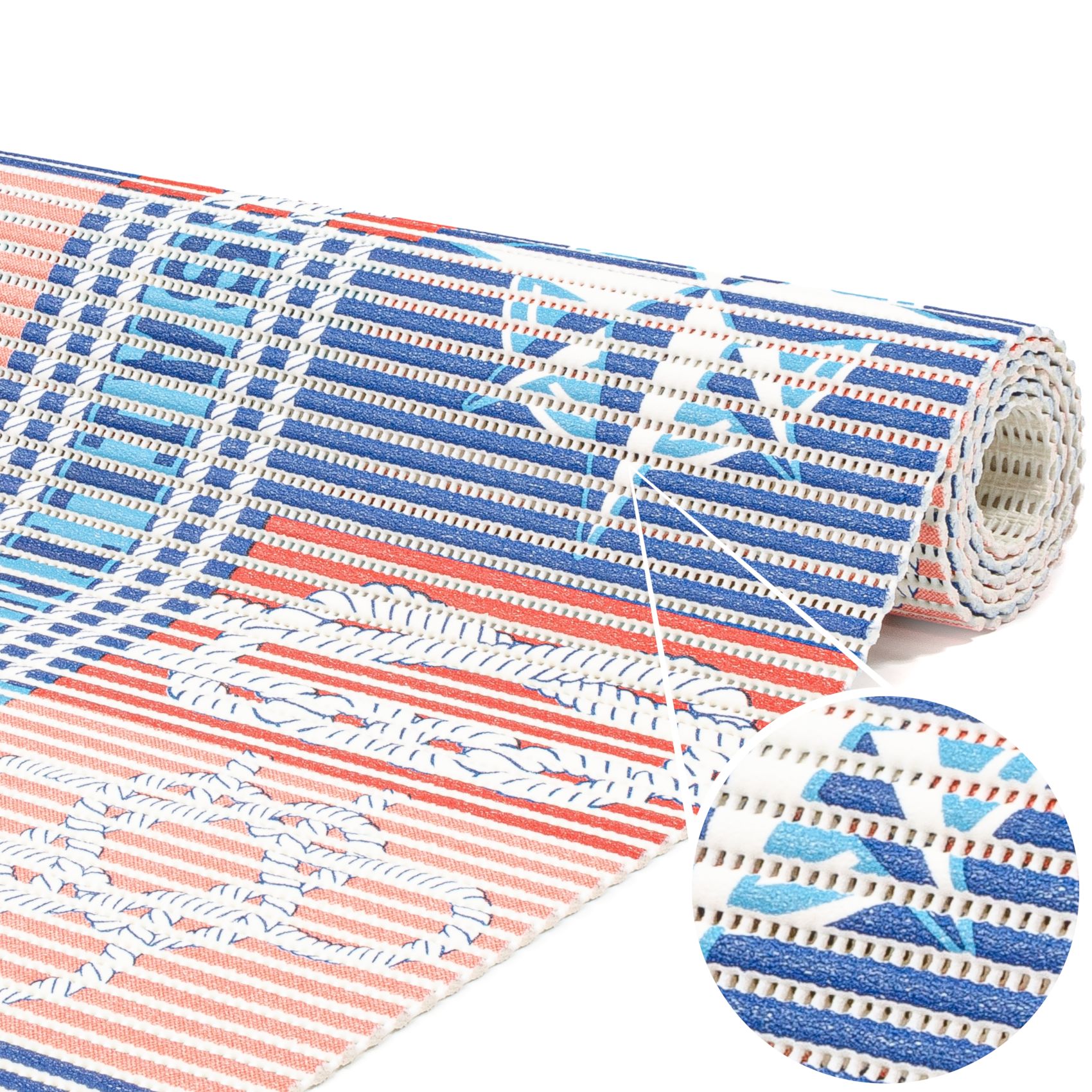 Weichschaummatte Bad Weichschaum Badematte Maritim 65cm Breite Meterware 100x65cm