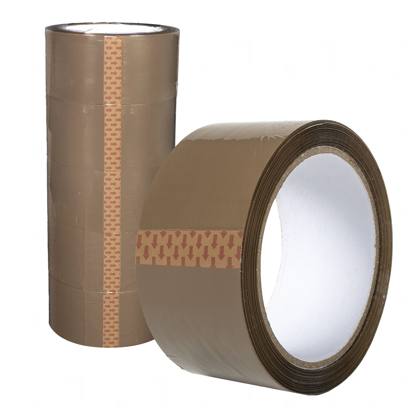 Klebeband Paketklebeband Paketband Packband BOPP 66m x 48mm Braun 6er oder 36er Rollen Set 6 Stück