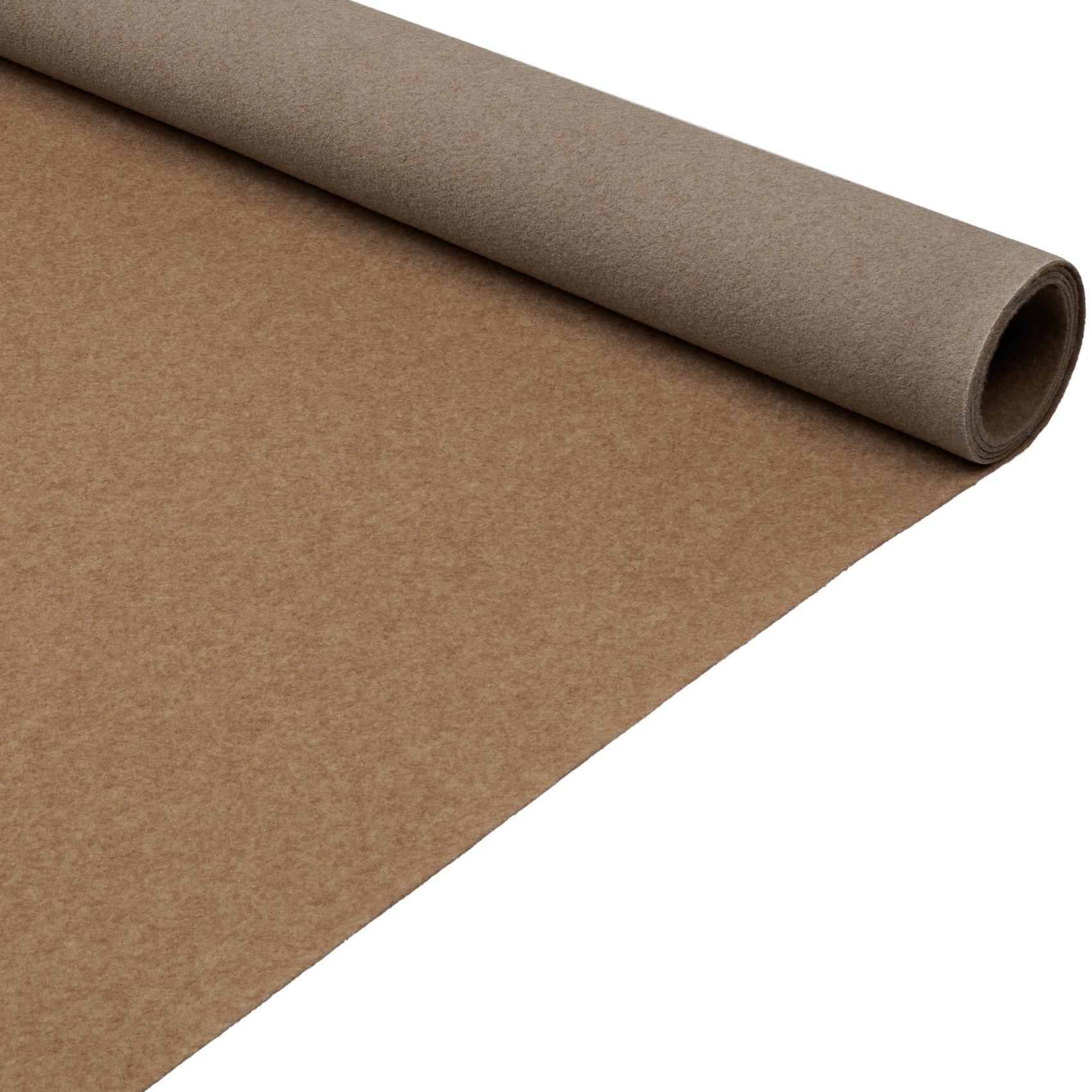 Messeteppich Meterware Eventteppich Läufer Teppich für Messe Events Büro BFL-S1 Beige 60 cm 100 cm