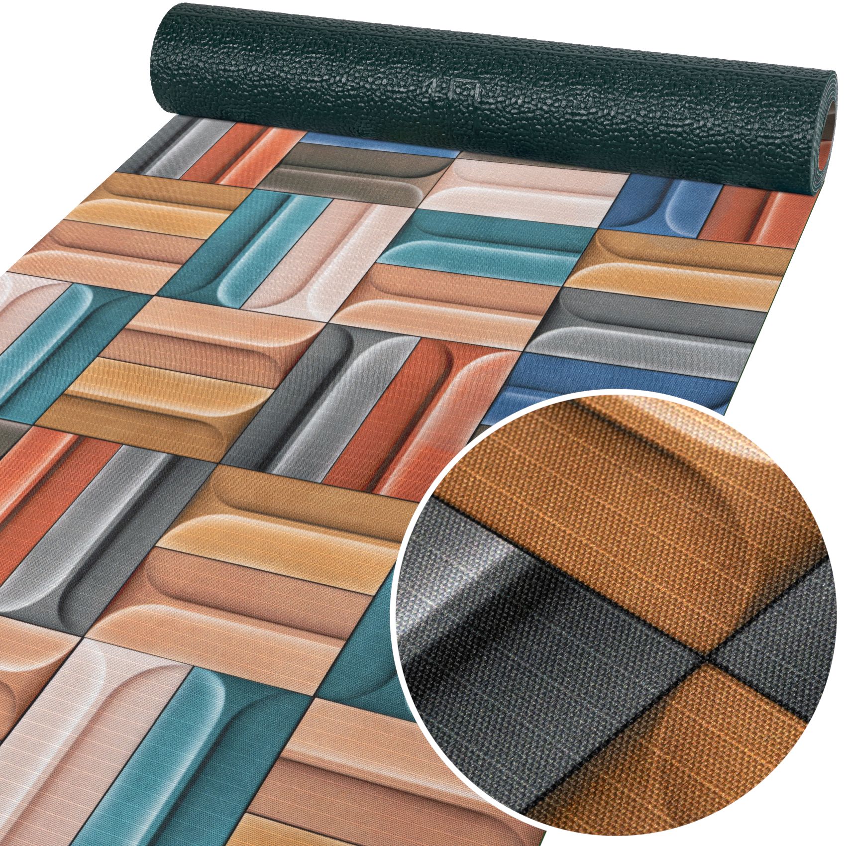 Küchenläufer Teppichläufer Läufer Flur Küchenteppich rutschfest pflegeleicht Nuvia Breite 52cm 100 x 52 cm