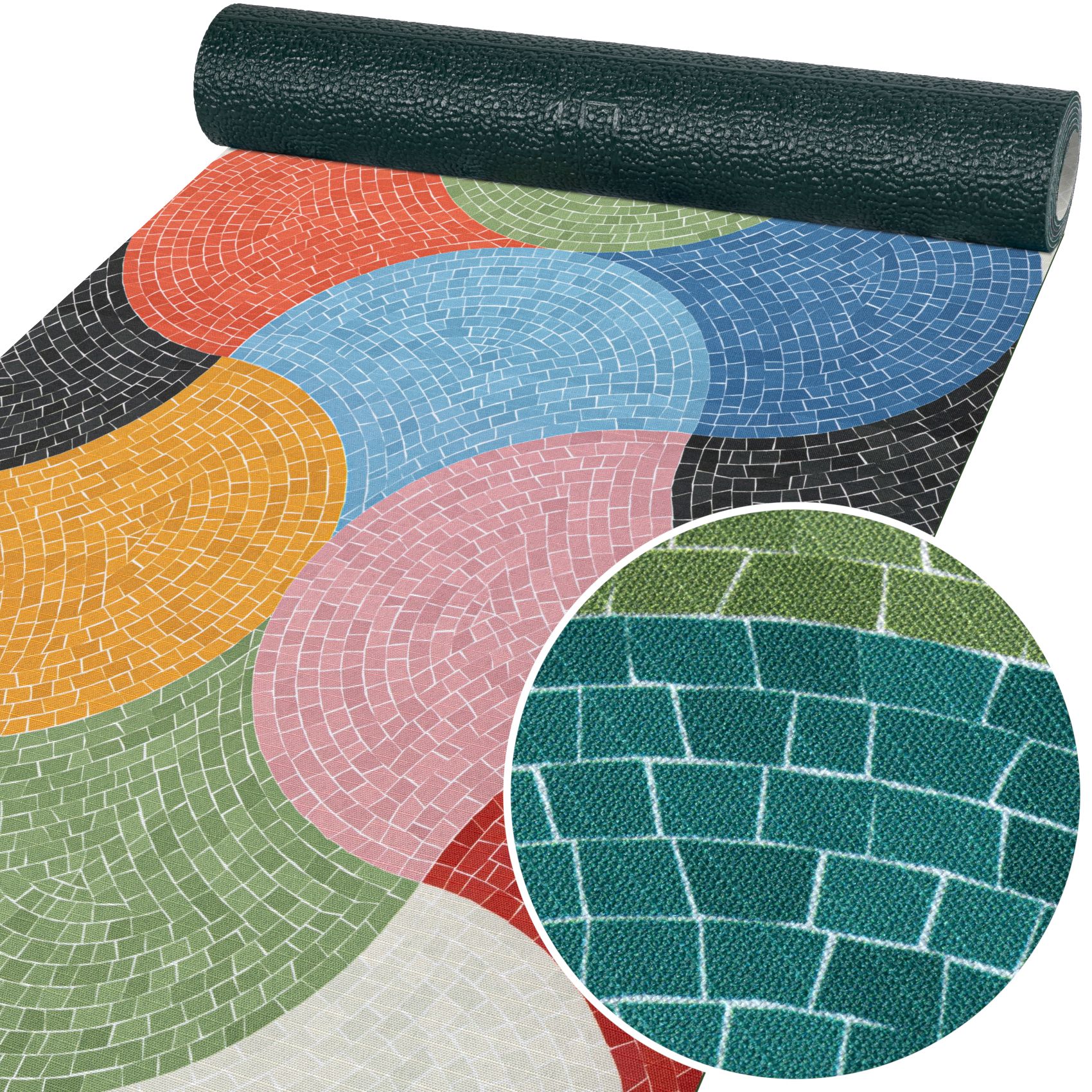 Küchenläufer Teppichläufer Läufer Flur Küchenteppich rutschfest pflegeleicht Marelo Breite 52cm 100 x 52 cm