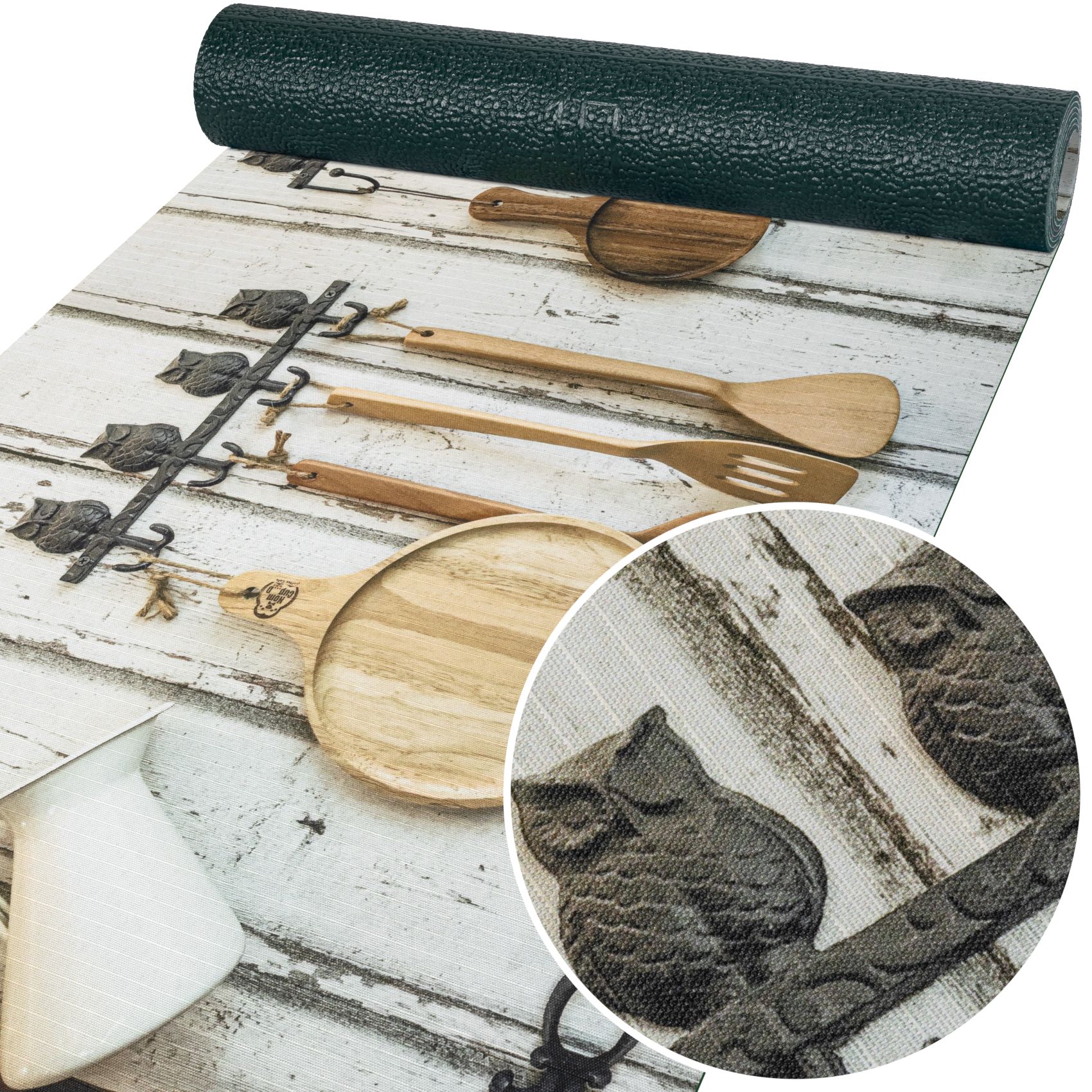 Küchenläufer Küchenteppich Läufer Flur Teppichläufer Sprinty Cucina New Mehrfarbig 50cm Breit 100x52cm