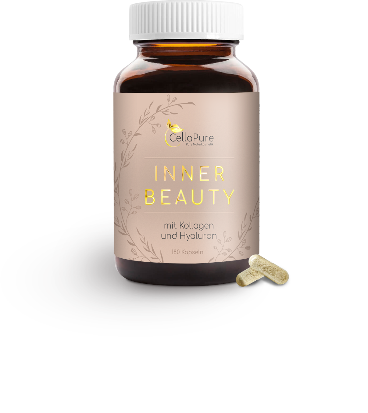 CellaPure Inner Beauty mit Kollagen und Hyaluron 180 Kapseln