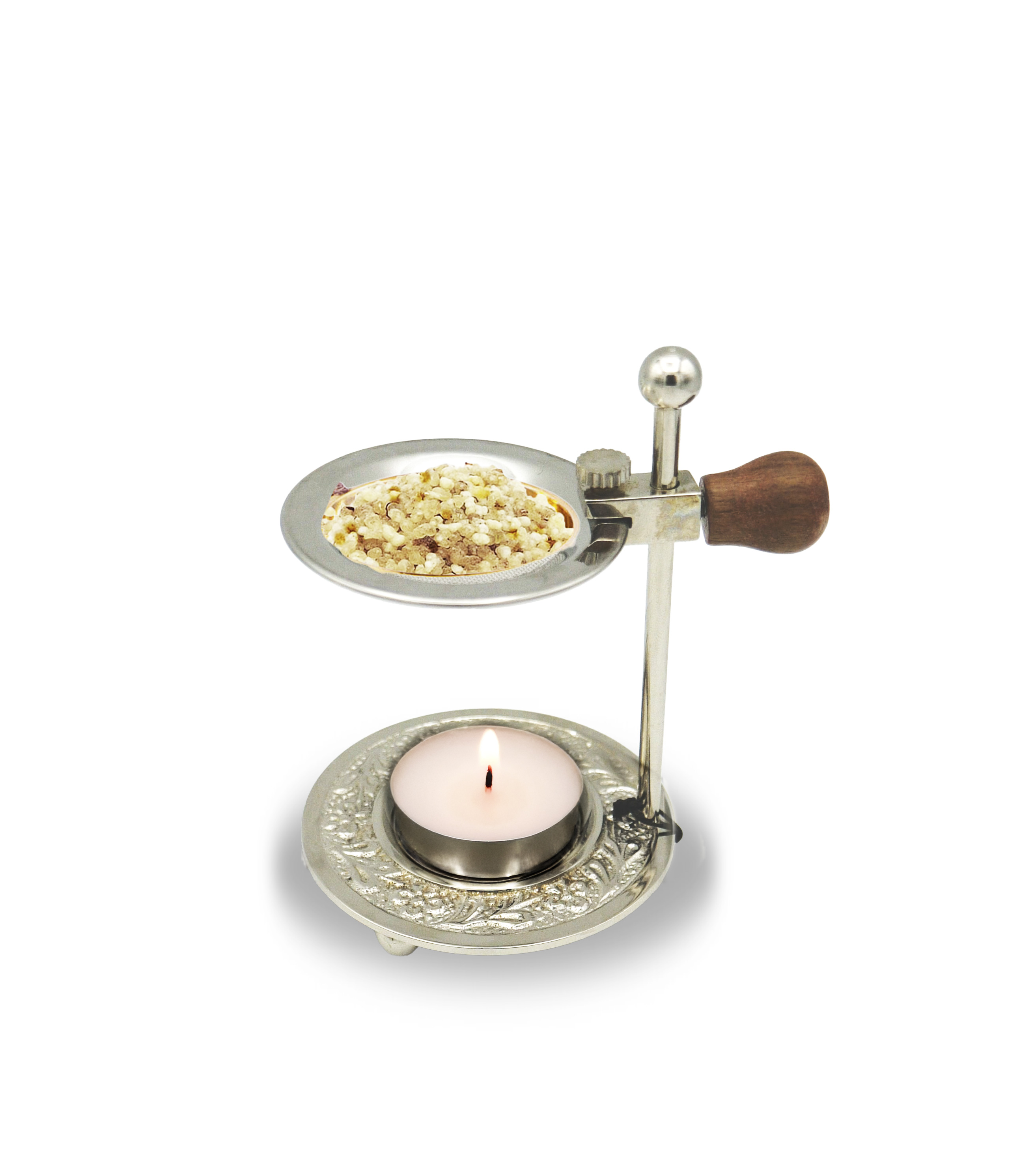 Weihrauchbrenner – Stilvoll räuchern für Duft und Harmonie (silber)