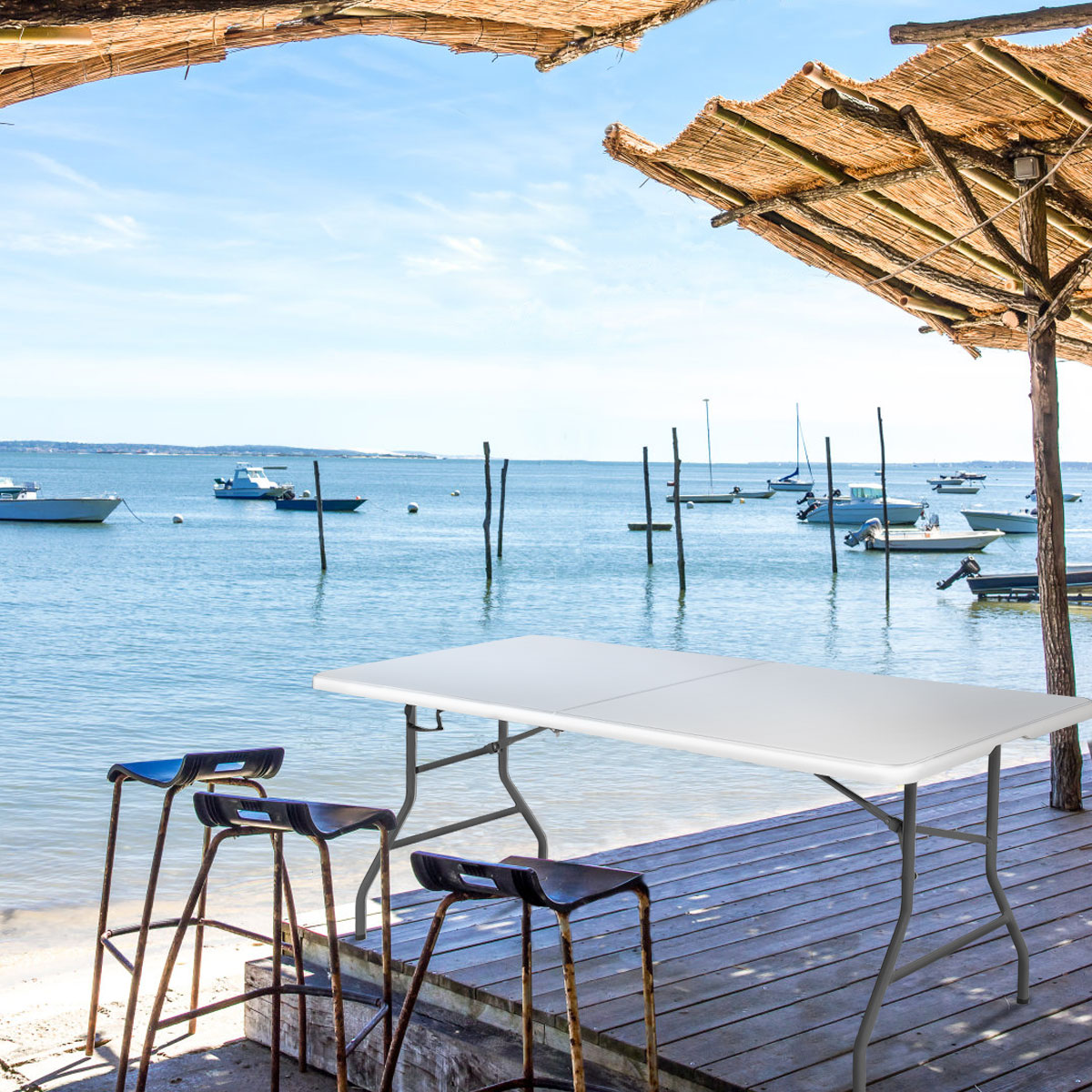 Klapptisch Biertisch Campingtisch Koffertisch Esstisch Gartentisch Balkontisch