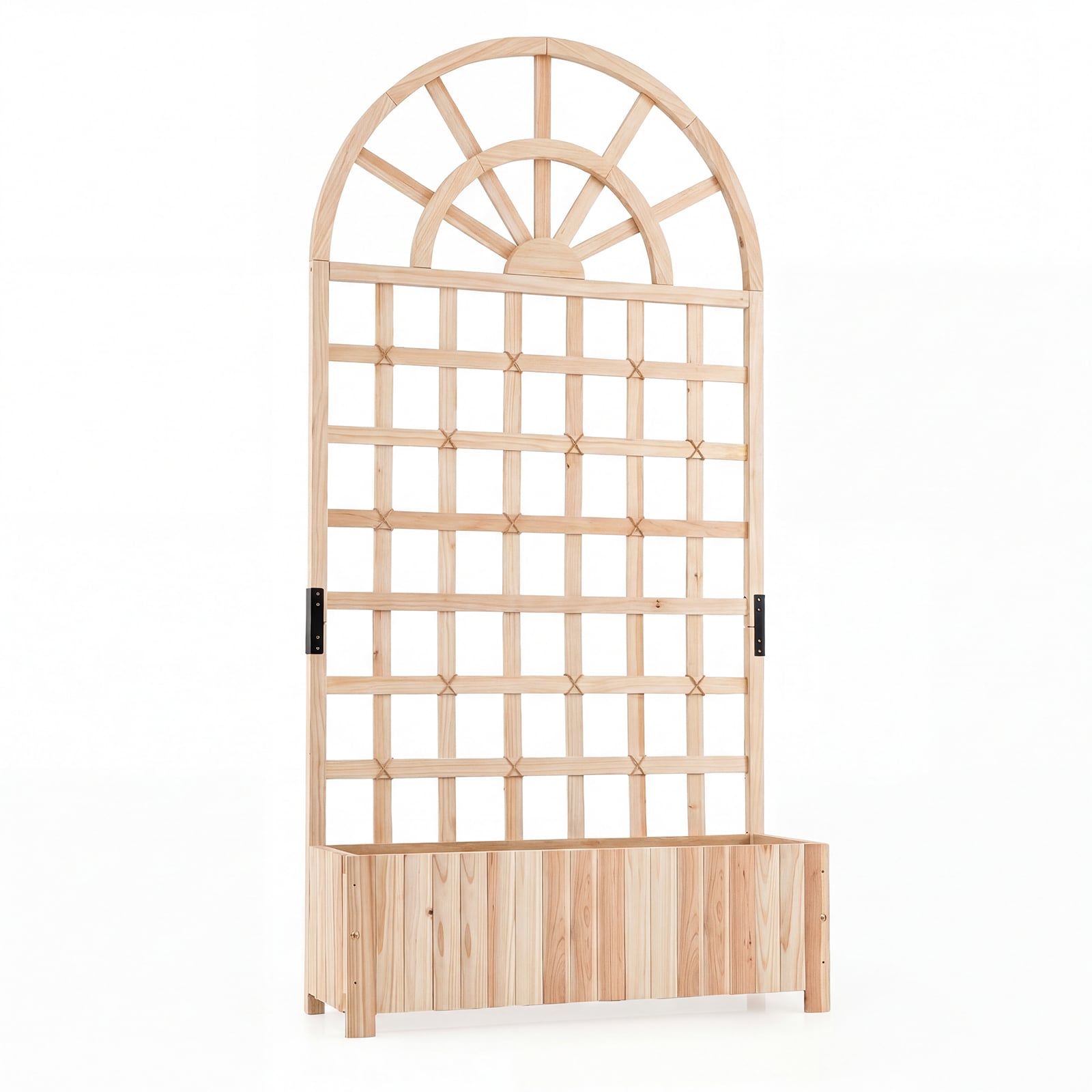 Blumenkasten Rankgitter Sichtschutz Abflusslöcher Hochbeet Für Terrasse Balkon Garten Natur