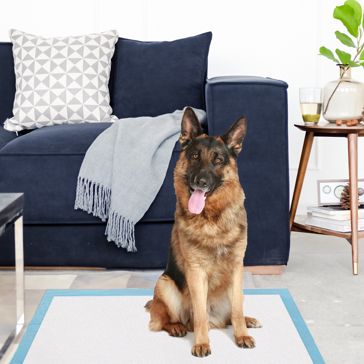 75 x 75 cm Trainingunterlage Hunde Welpenunterlage Puppy Hygieneunterlagen 150 Stück