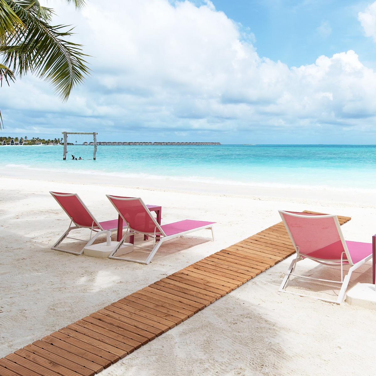 Garten-Holzweg 245 x 55 x 2 cm Ausrollbarer Witterungsbeständiger Gerader Gehweg im Freien