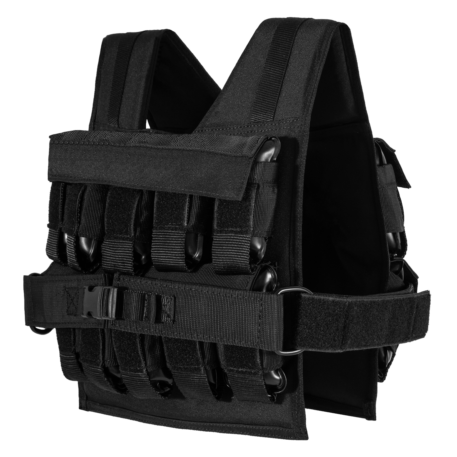 Verstellbare Gewichtsweste für Damen & Herren Trainingsweste mit Weiche Schulterpolster 38 cm