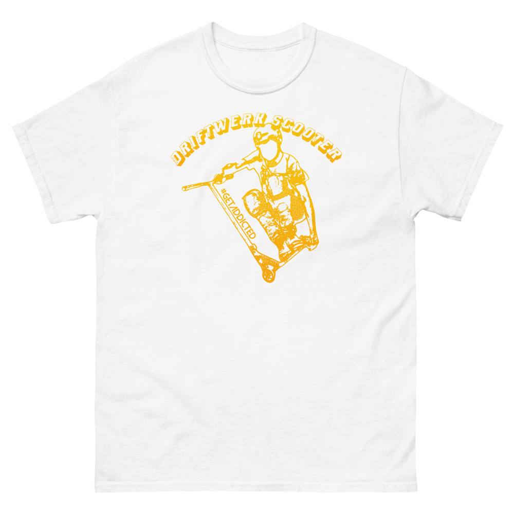 Driftwerk Scooter T-Shirt - White / 3XL