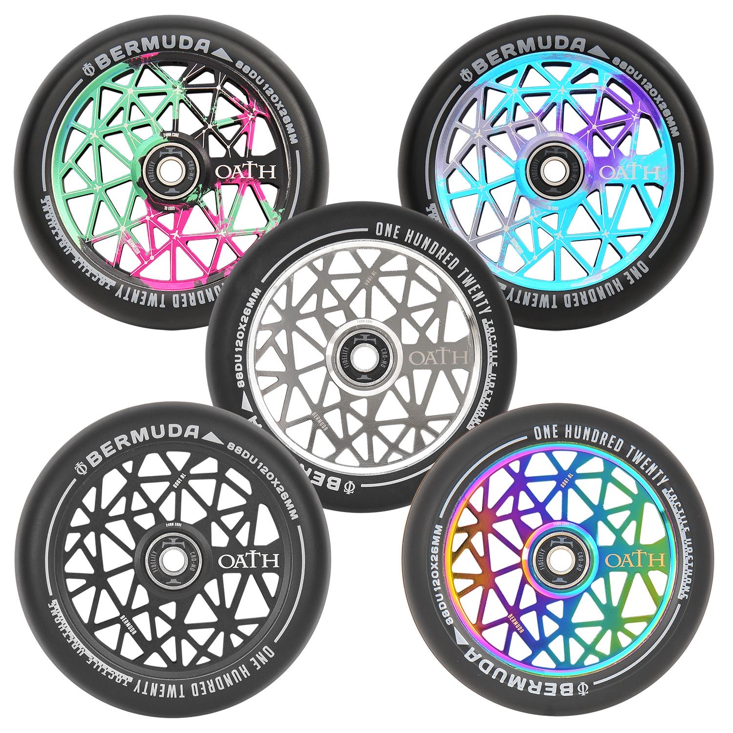 Oath Bermuda 120mm Stunt Scooter Wheels