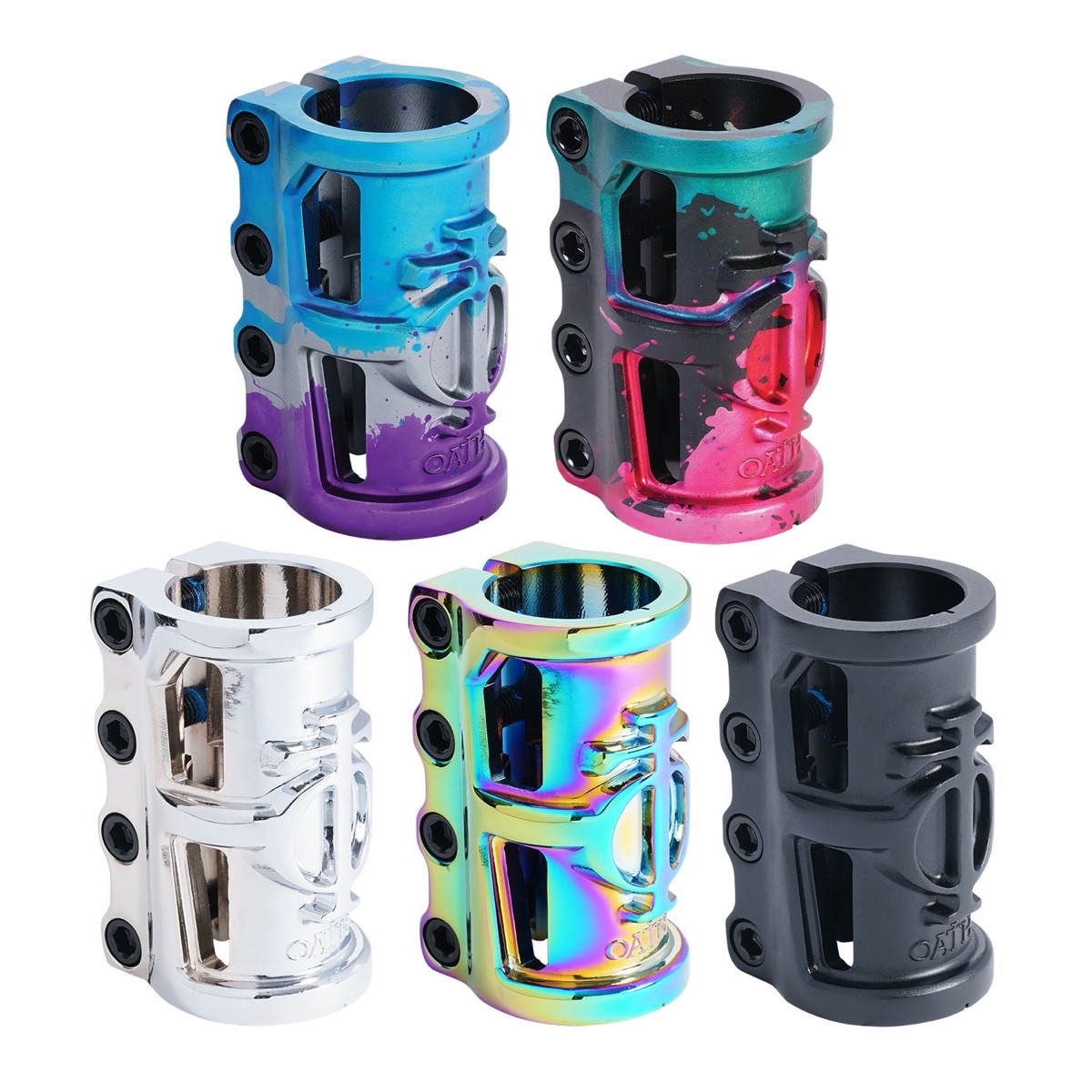 Oath Cage V2 Alloy 4 Bolt Stunt Scooter SCS Clamp