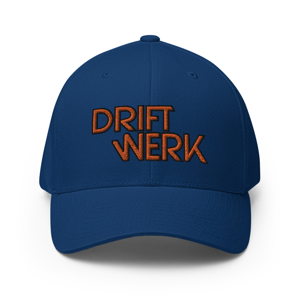 Driftwerk Baseball Cap Flexfit - Royal Blue / S/M