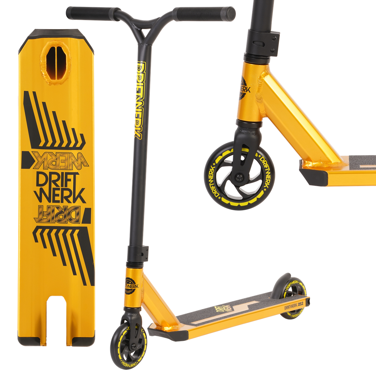 Driftwerk Freestyle Scooter DS2 Ano Gold