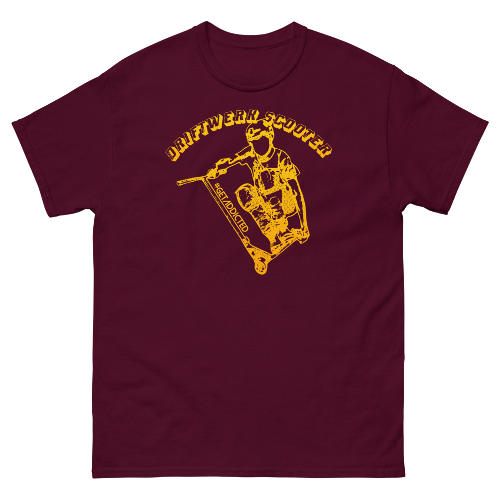 Driftwerk Scooter T-Shirt - Maroon / M