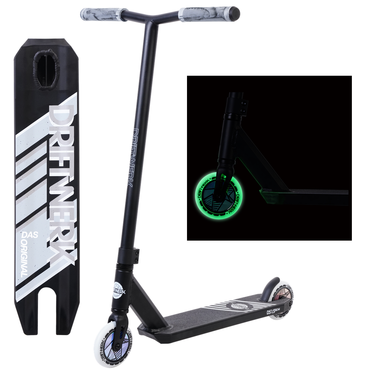 Driftwerk Freestyle Scooter DS1.5 Glow in the Dark