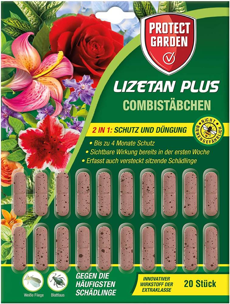 PROTECT GARDEN Lizetan Plus Combistäbchen Schädlingsfrei (Stückzahl: 40 Stück)
