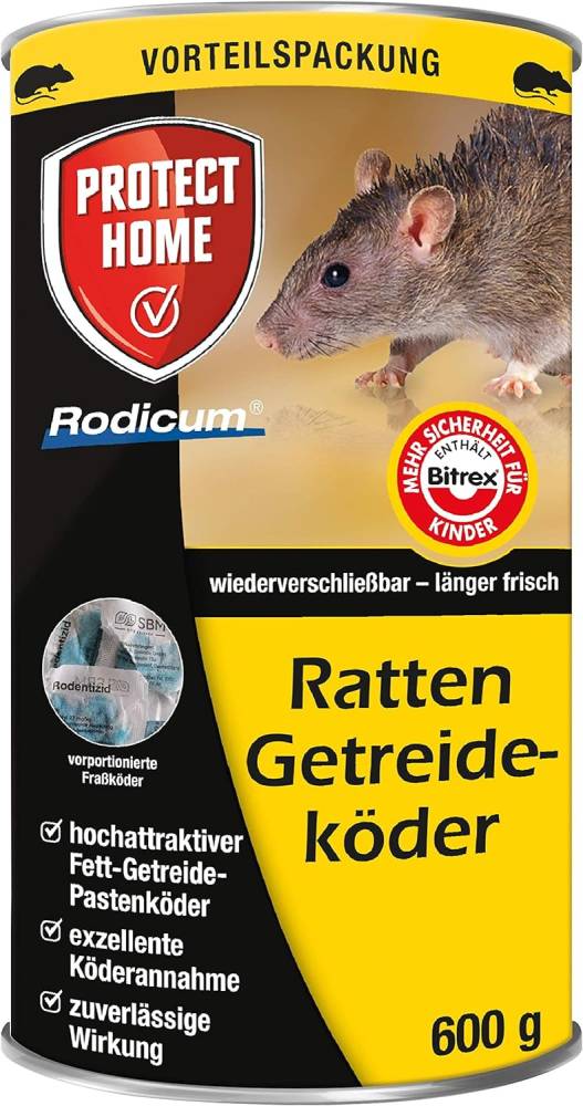 Rodicum Ratten Getreideköder 600 gr.